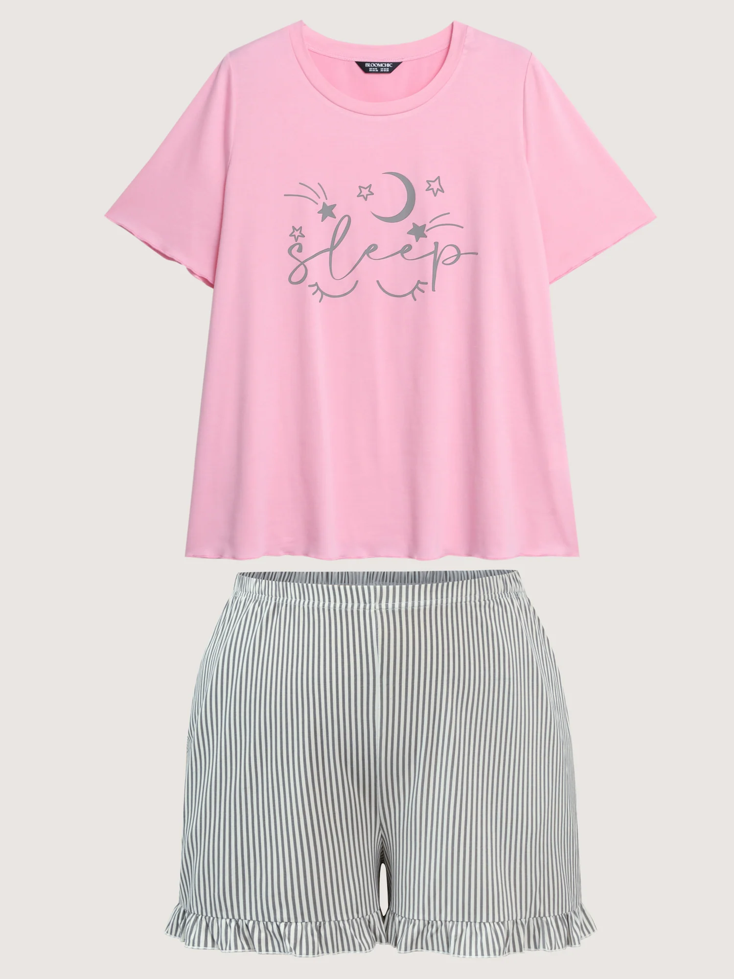 Sweet Dreams Color Contrast Pajama Set - Image 8