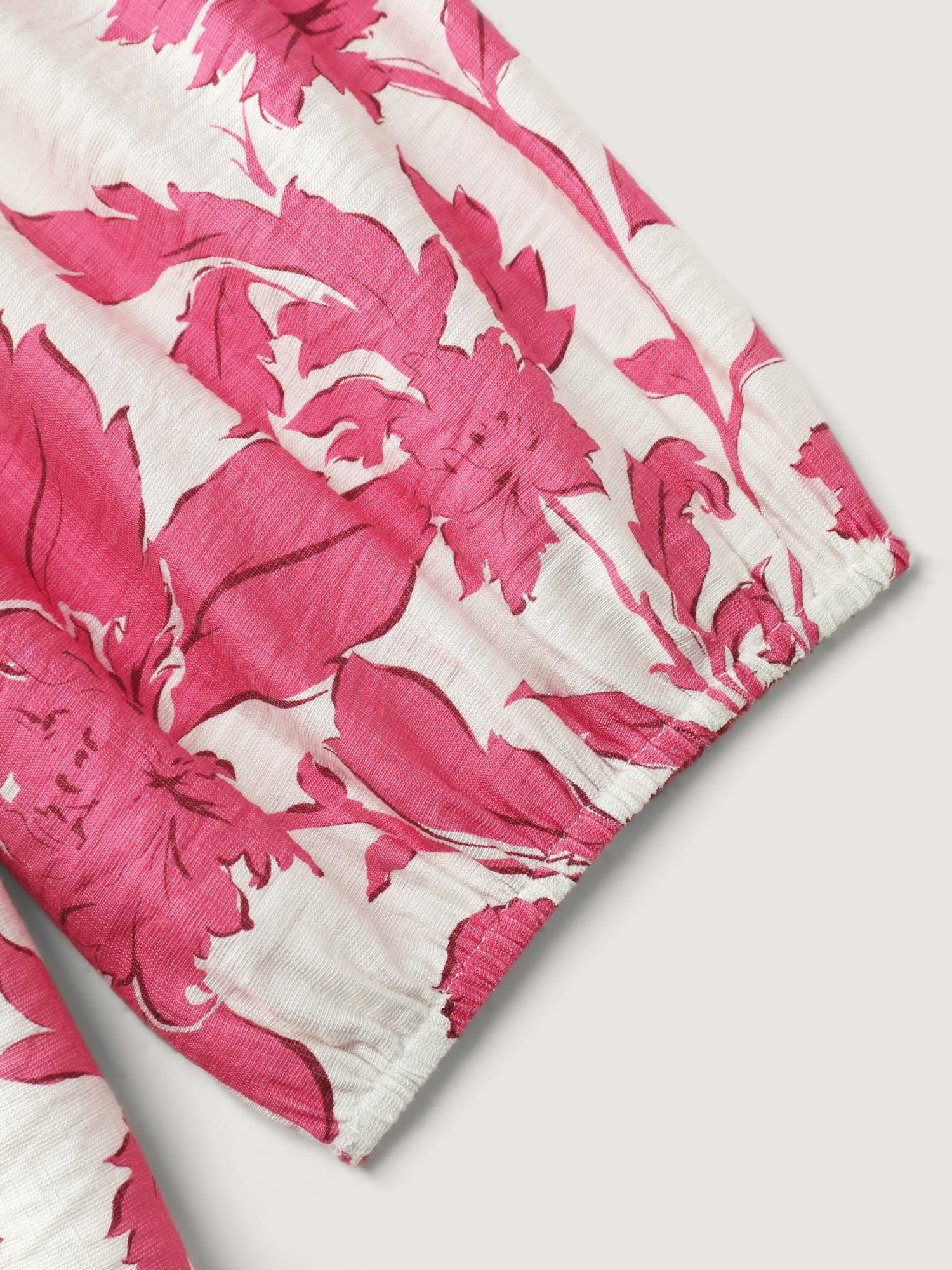 Sweet Floral Print Button Front Blouse - Image 5