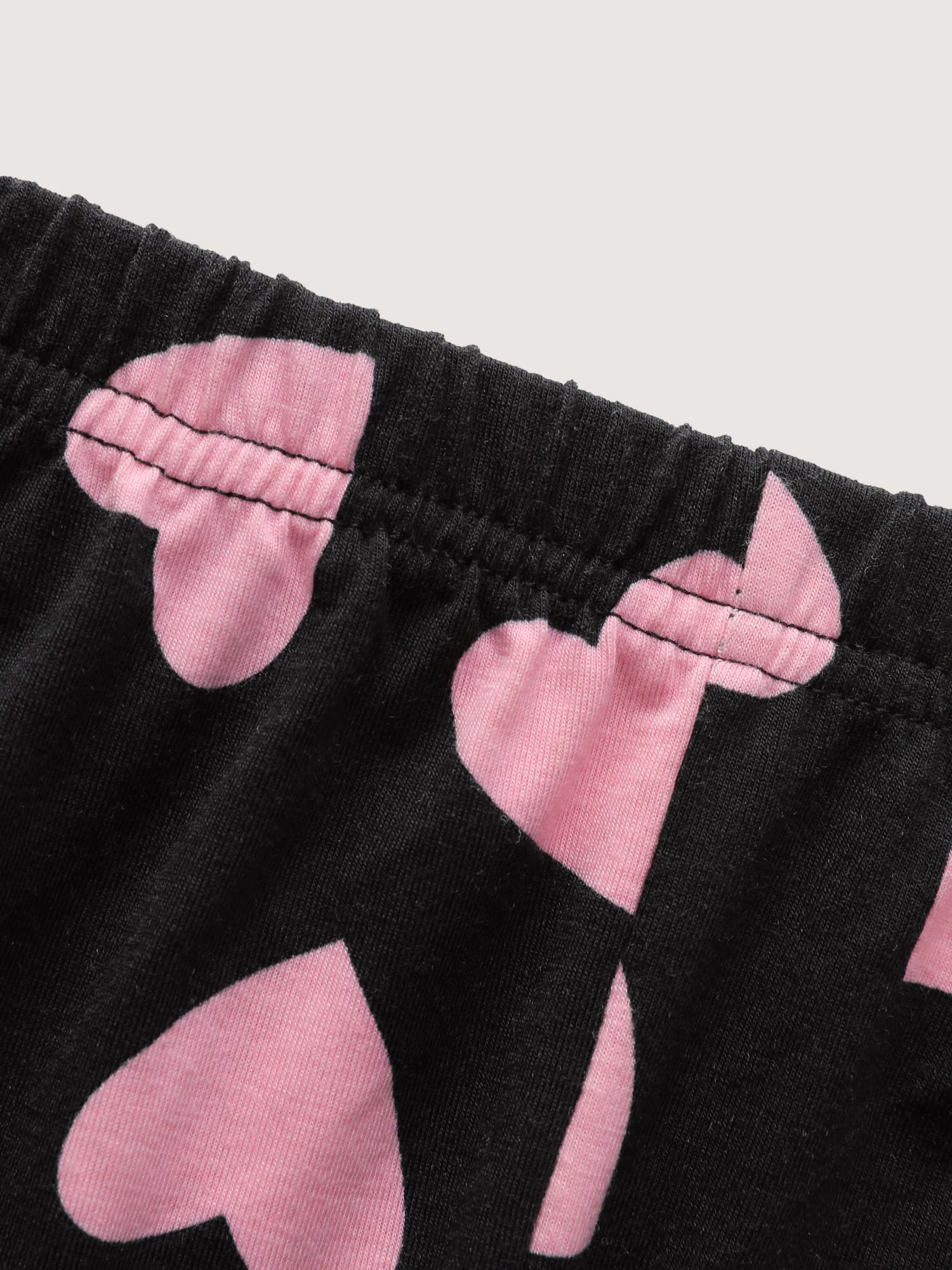 Sweet Hearts Stretchy Waist Knit Loungewear Set - Image 11