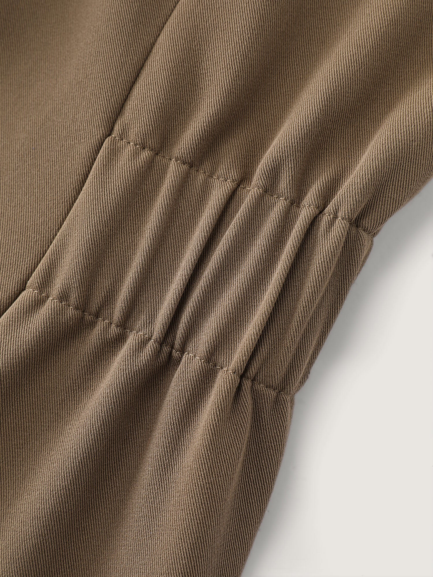 Tab Sleeve Shirred Side Waist Blouse - Image 6