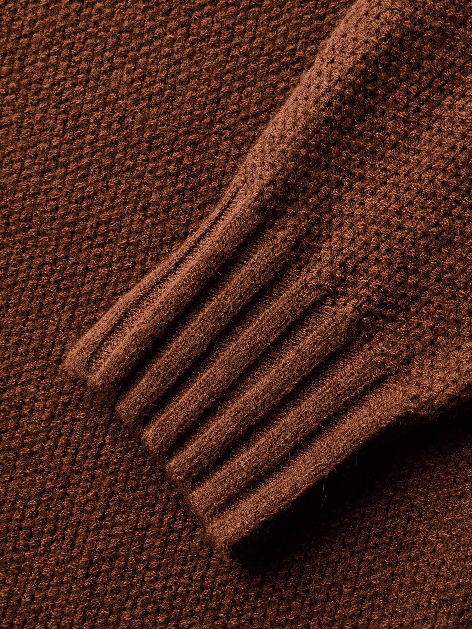 Tassel-Front High Neck Pullover - Image 6