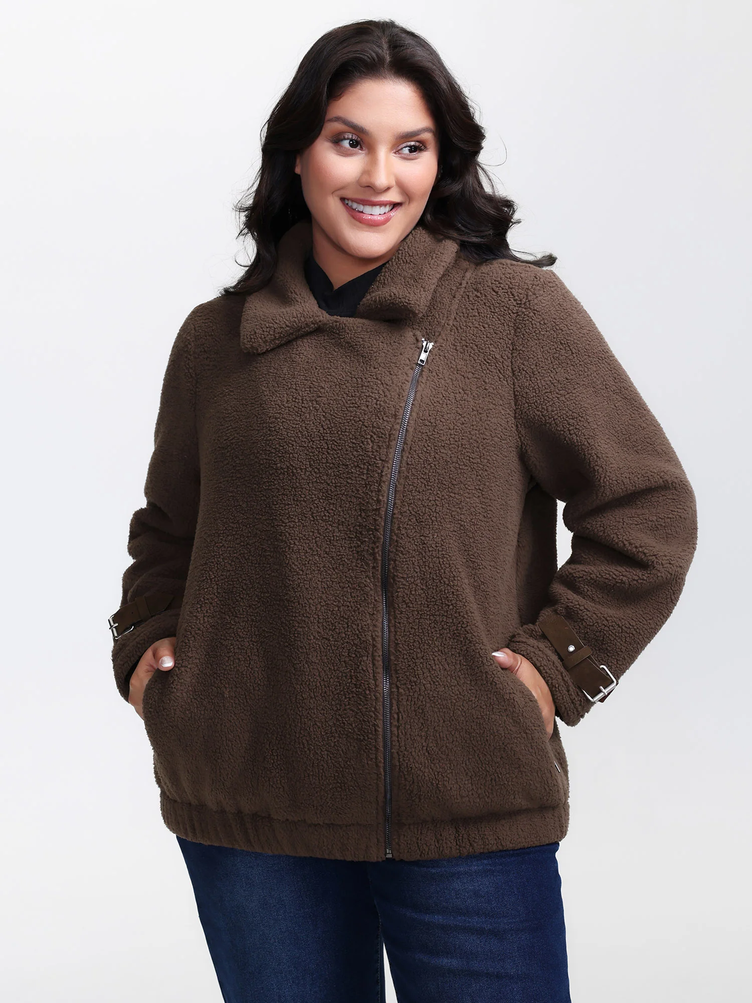 Teddy Fleece Zipper Jacket - Image 2