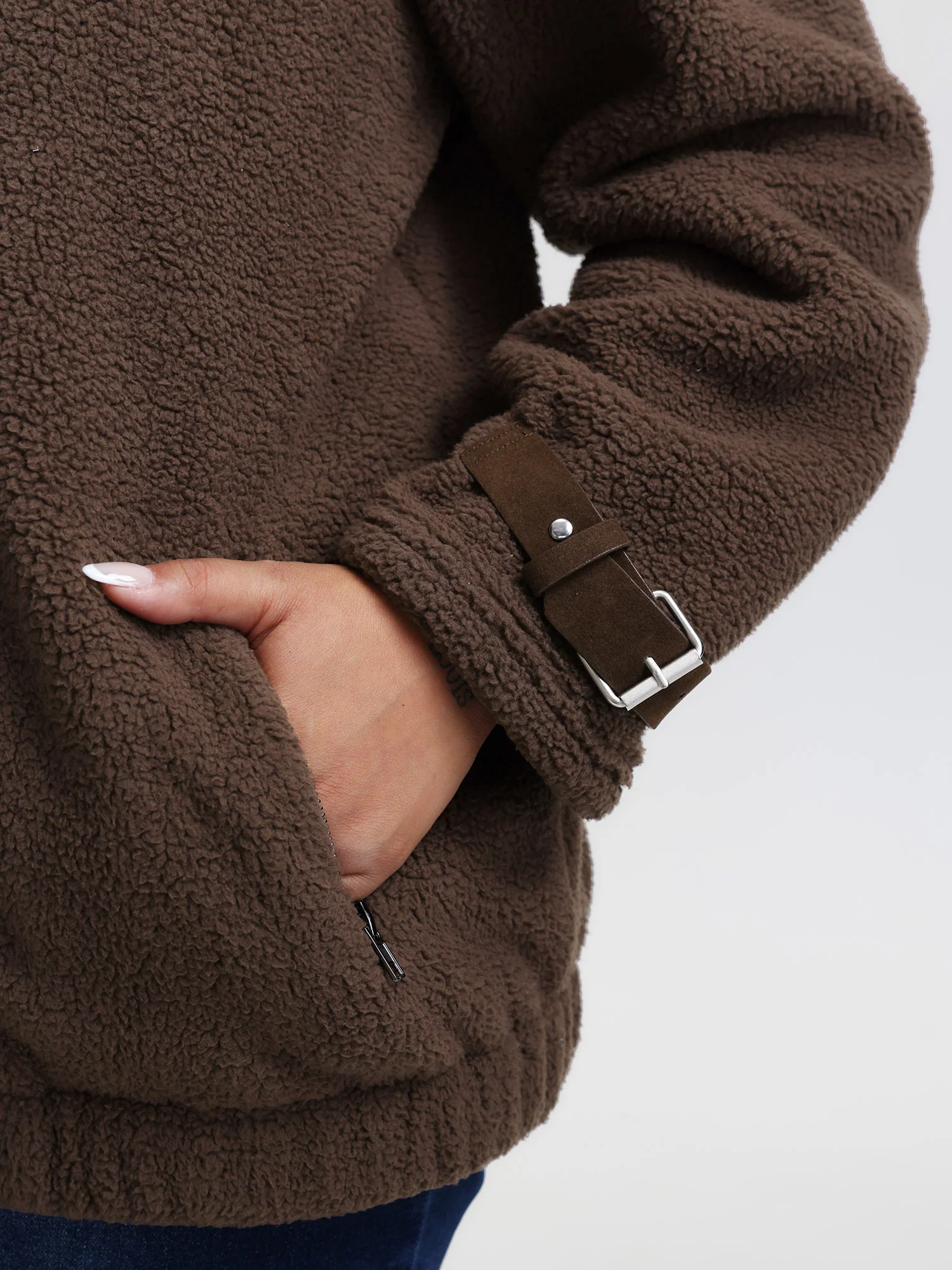 Teddy Fleece Zipper Jacket - Image 3
