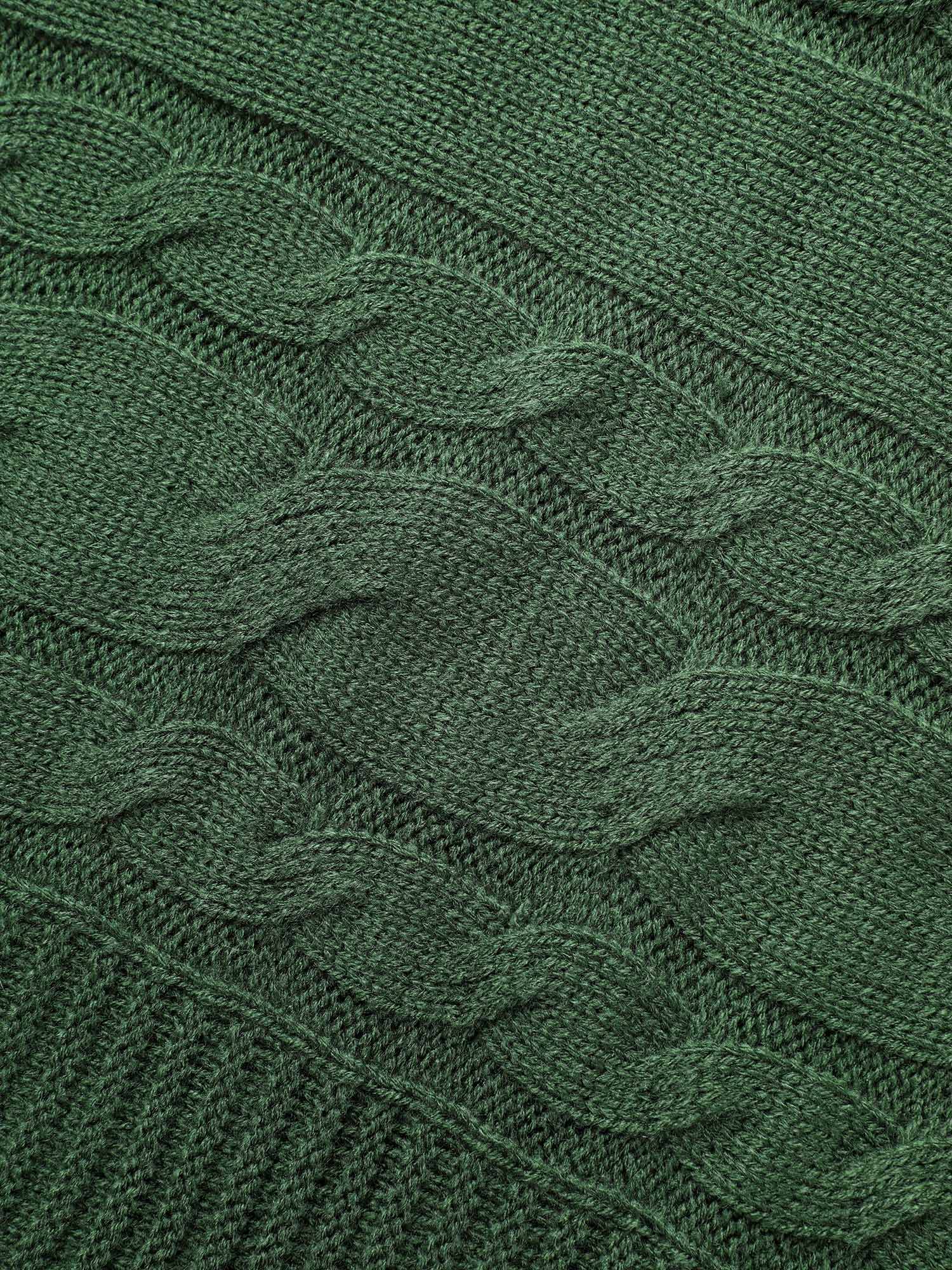 Texture Cable Knit Dolman Sleeve Cardigan - Image 6