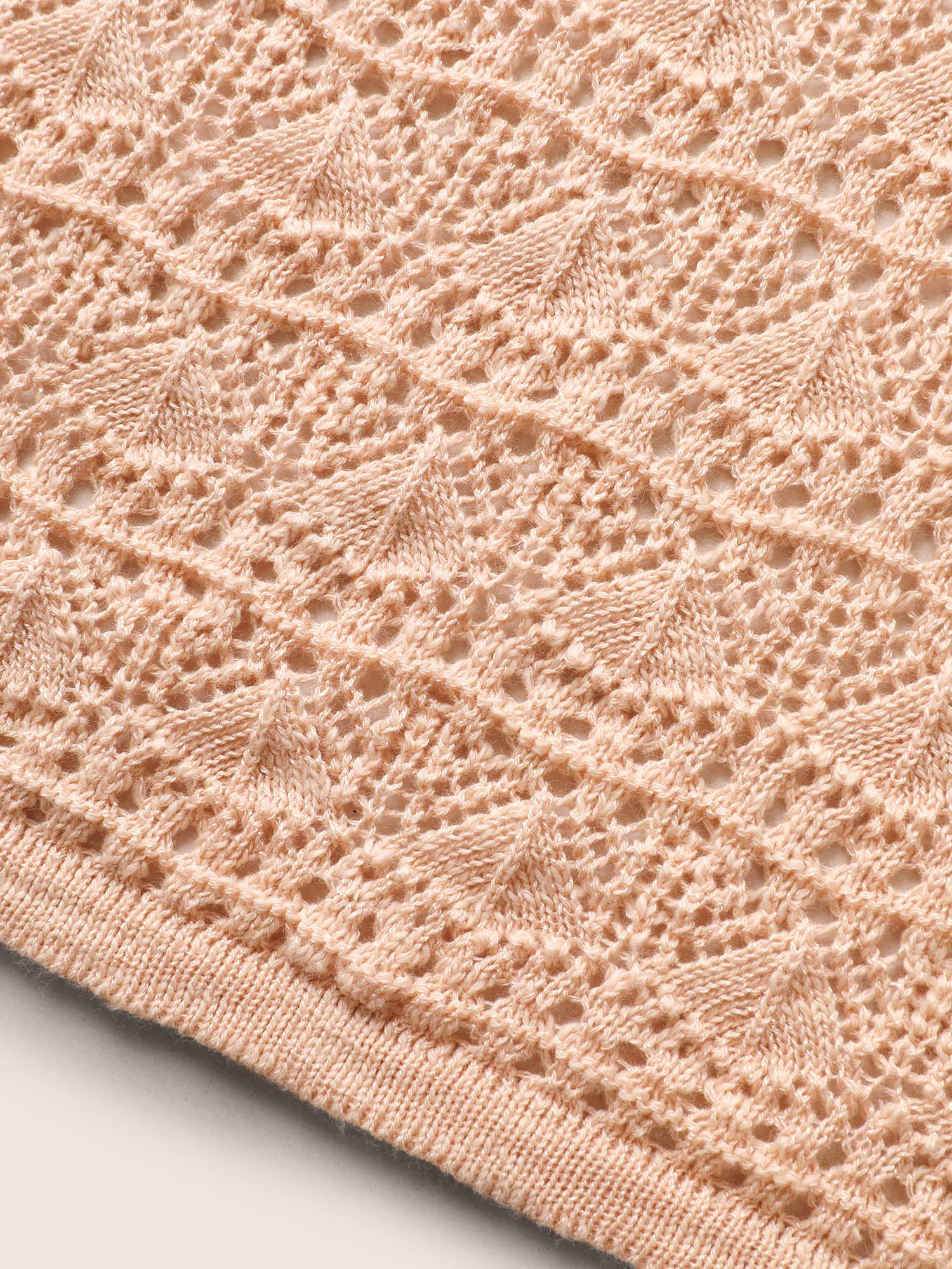 Texture Drawstring Shoulder Sleeve Pullover - Image 6