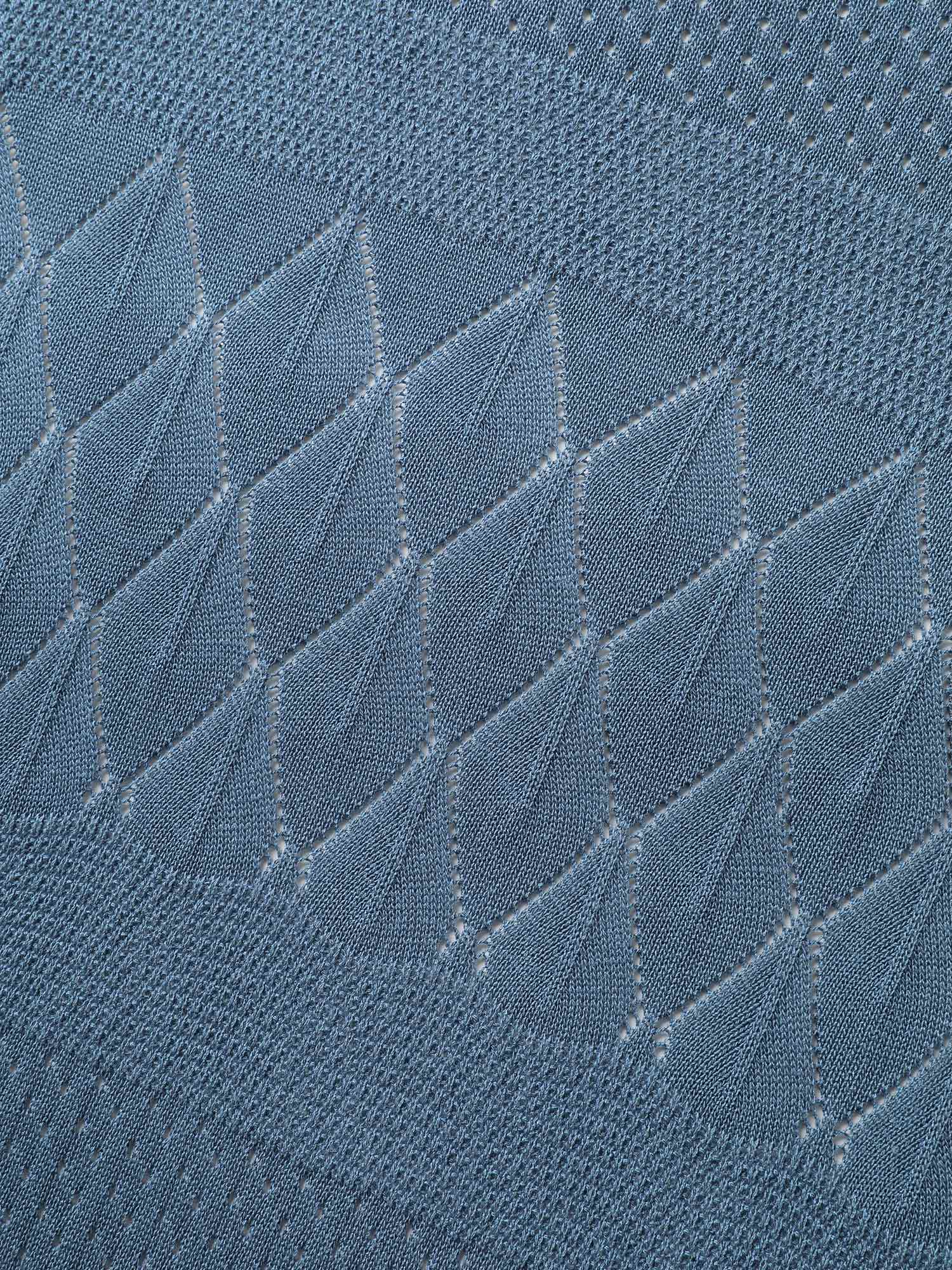 Textured Arc Hem Front-Open Lightweight Cardigan - Image 6