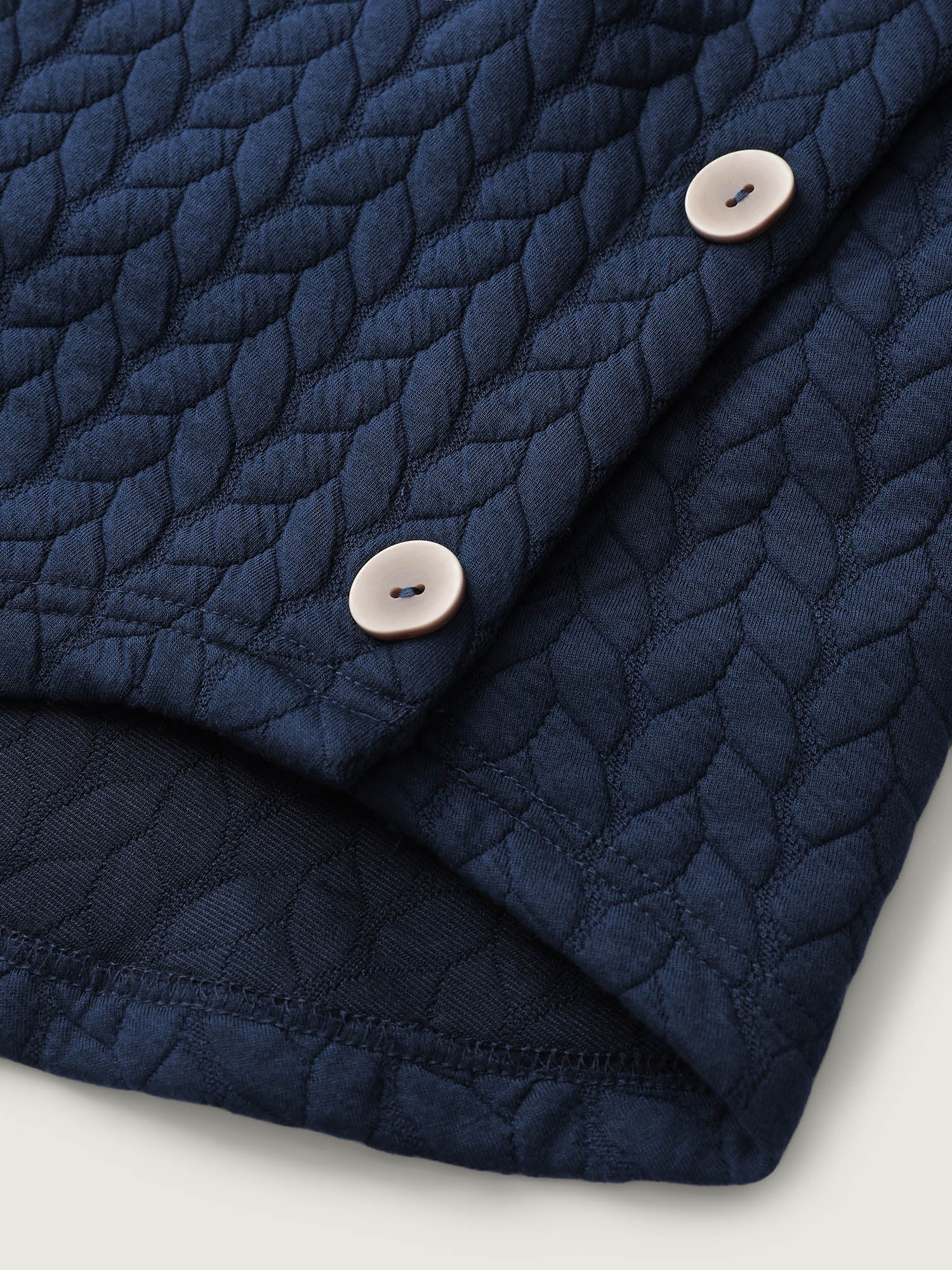 Textured Button-Down Long Jacket - Image 5