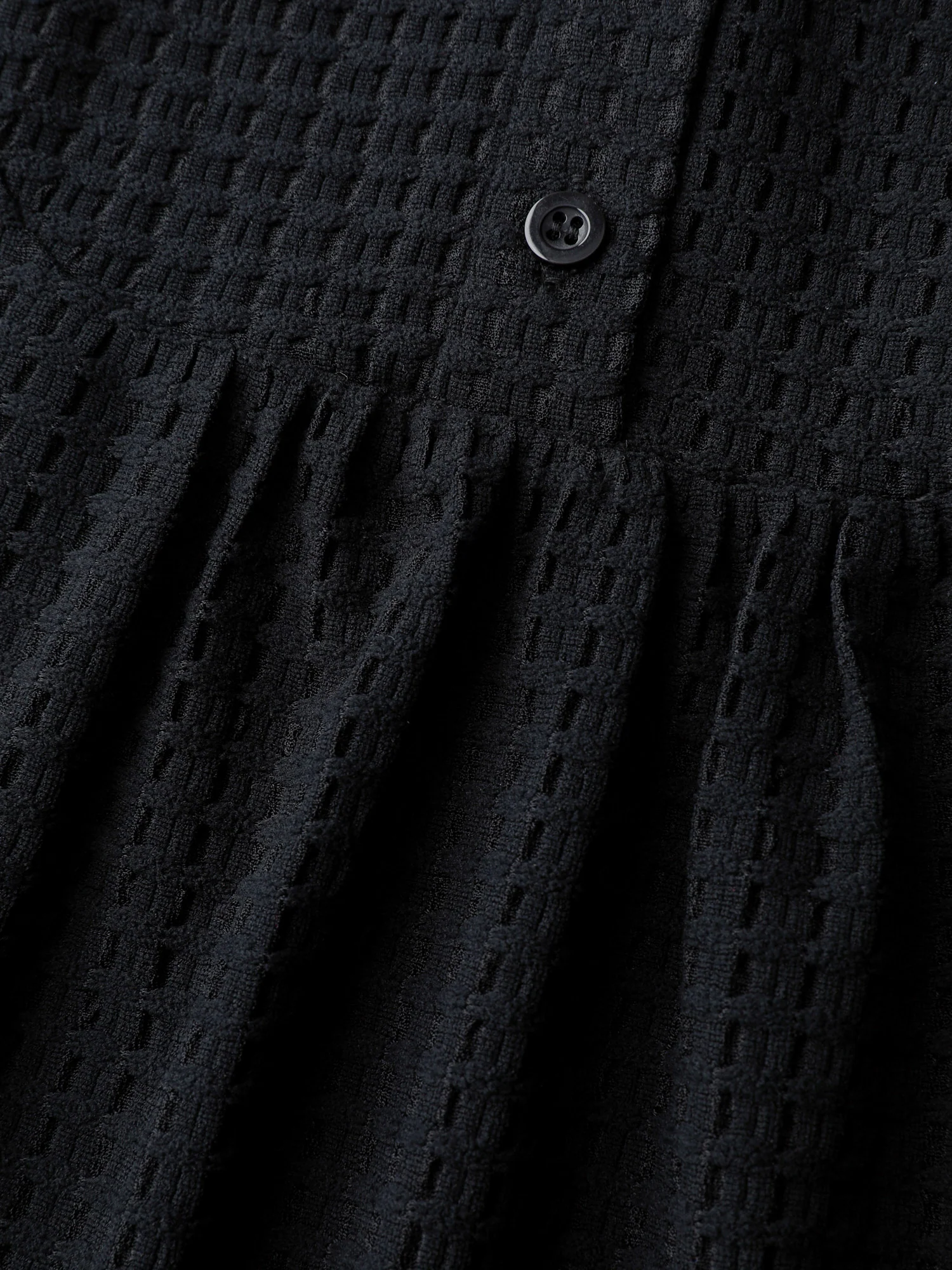 Textured Button Placket Knit Top - Image 6