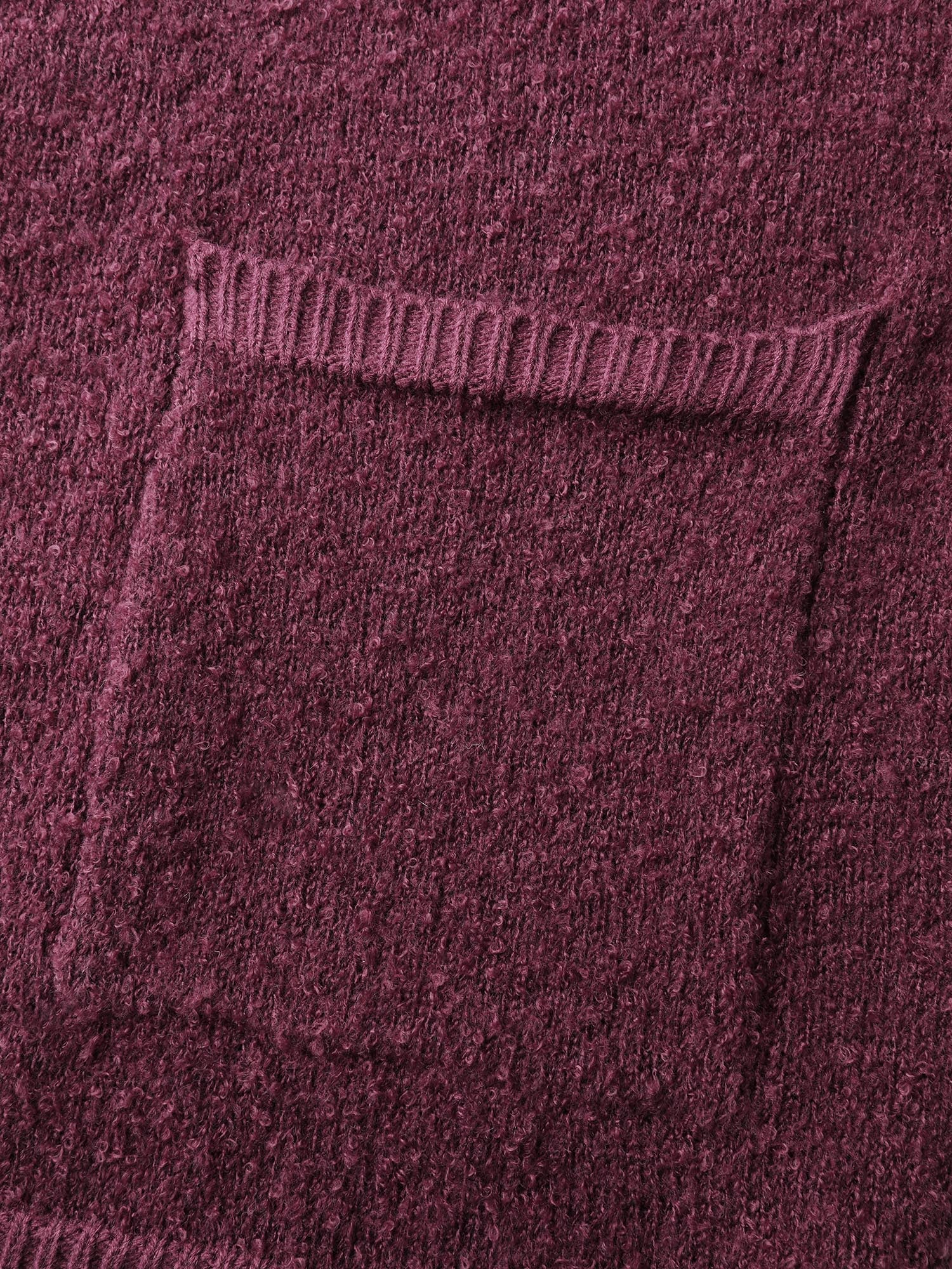 Textured Button Pockets Knit Cardigan - Image 6