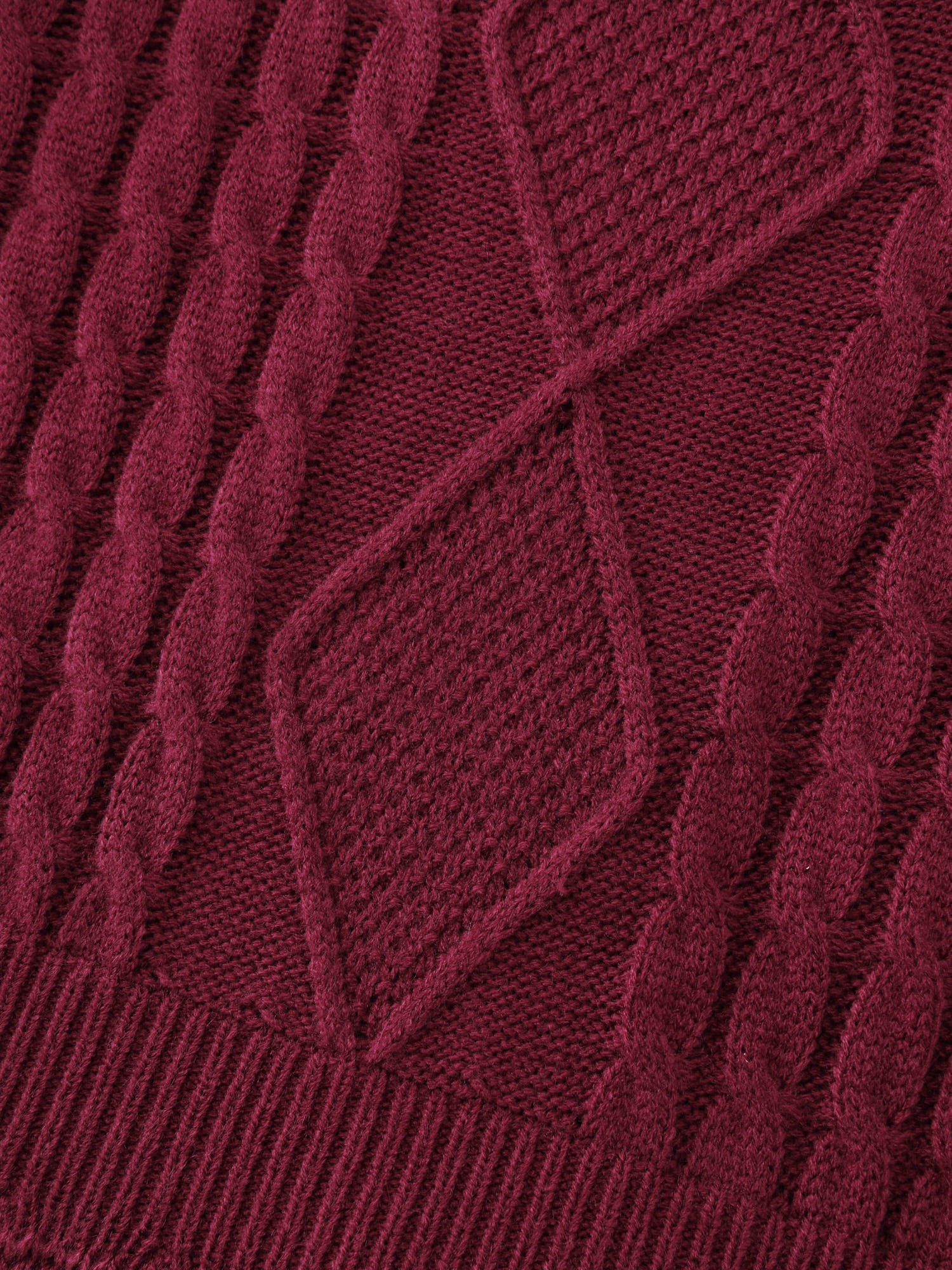 Textured Cinched-Waist A-Line Sweater Dress - Image 5