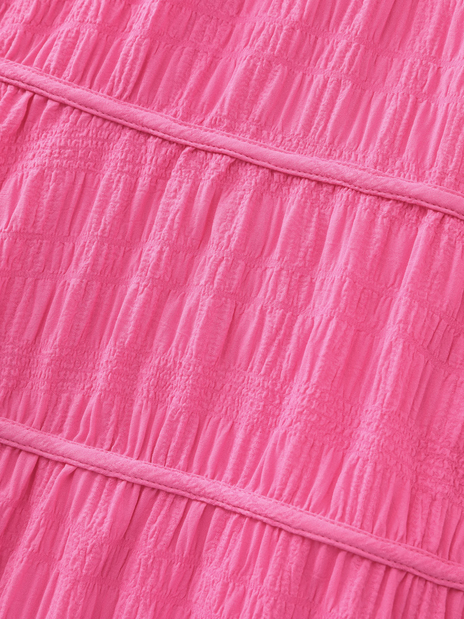 Textured Cinched-Waist Maxi Dress - Image 5