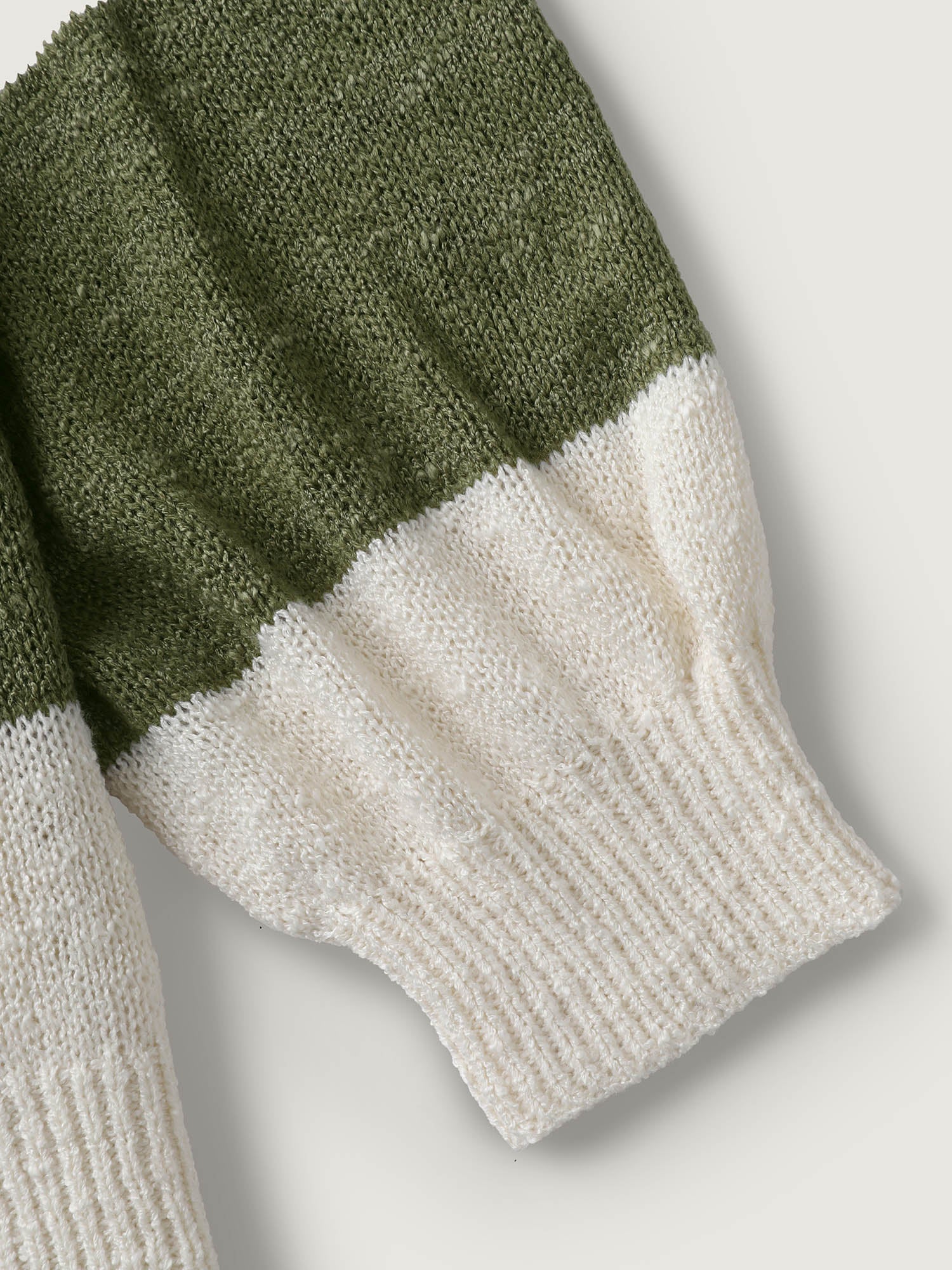 Textured Color Stripes Hooded Knit Cardigan - Image 7