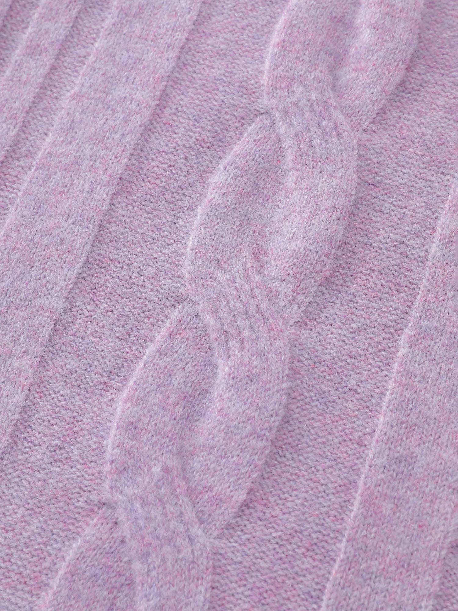 Textured Contrast Edges Lantern Sleeve Pullover - Image 7