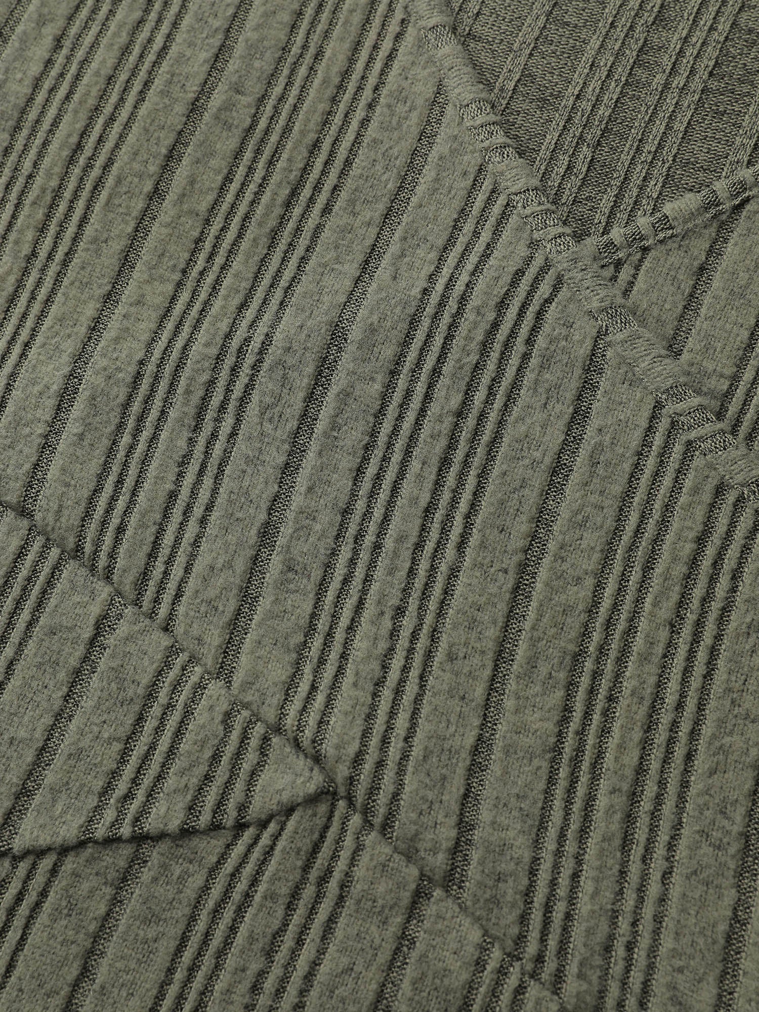 Textured Crossover Bodice Fitted T-Shirt - Image 6