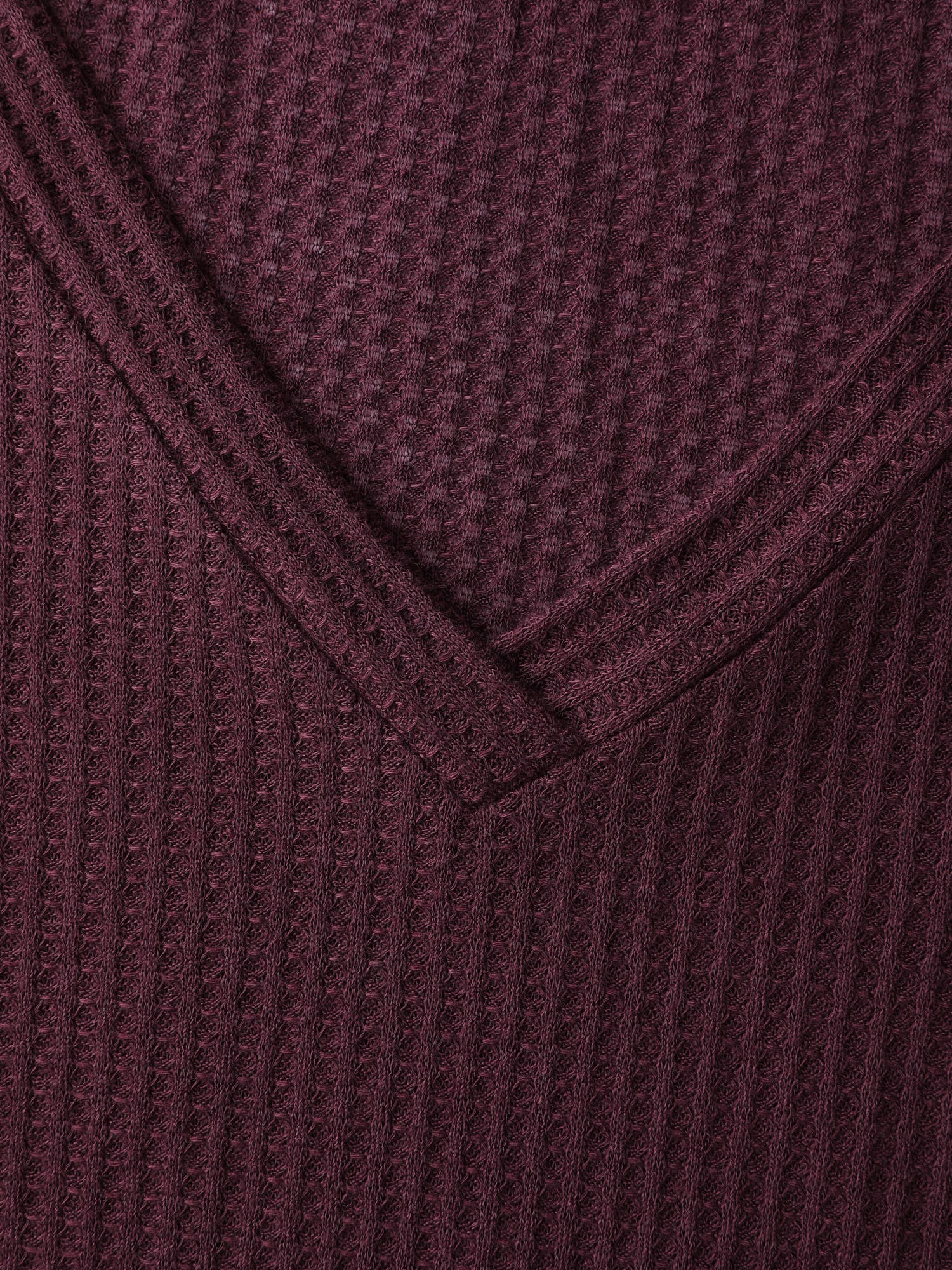 Textured Curvy Hem Relaxed-Fit Spliced T-Shirt - Image 6