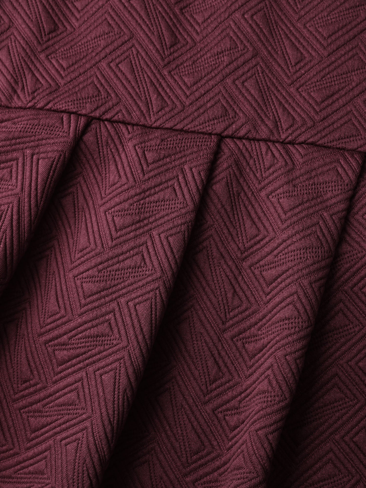 Textured Drawstring Overlap Hem Hooded Sweatshirt - Image 6