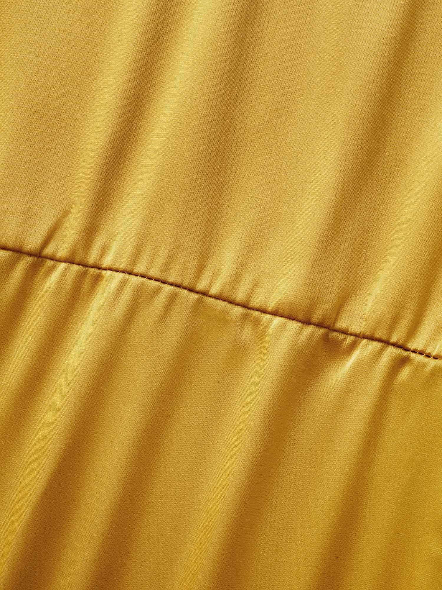 Sand-hued Textured Tri-Piece Dress - Image 6