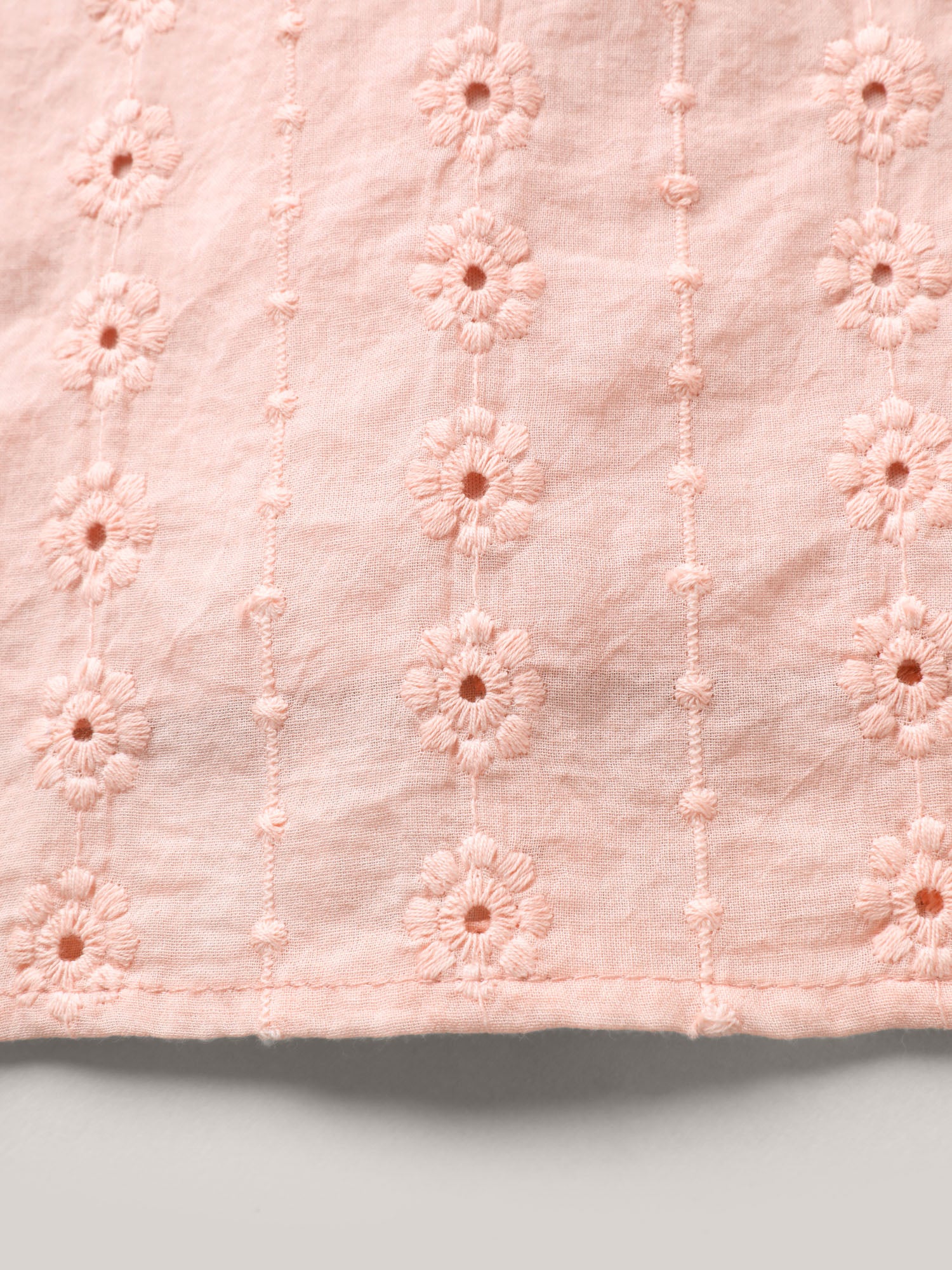 Textured Frill Trim Square Neck Blouse - Image 6