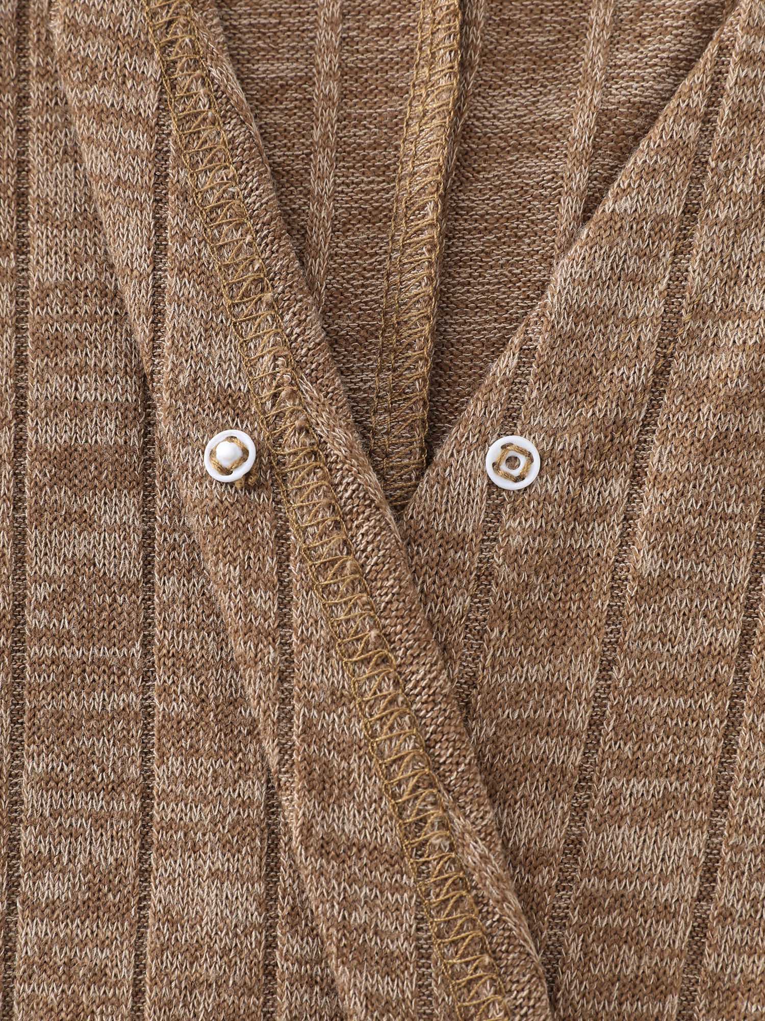 Textured Front-Tie Flowy Cover-Up - Image 5
