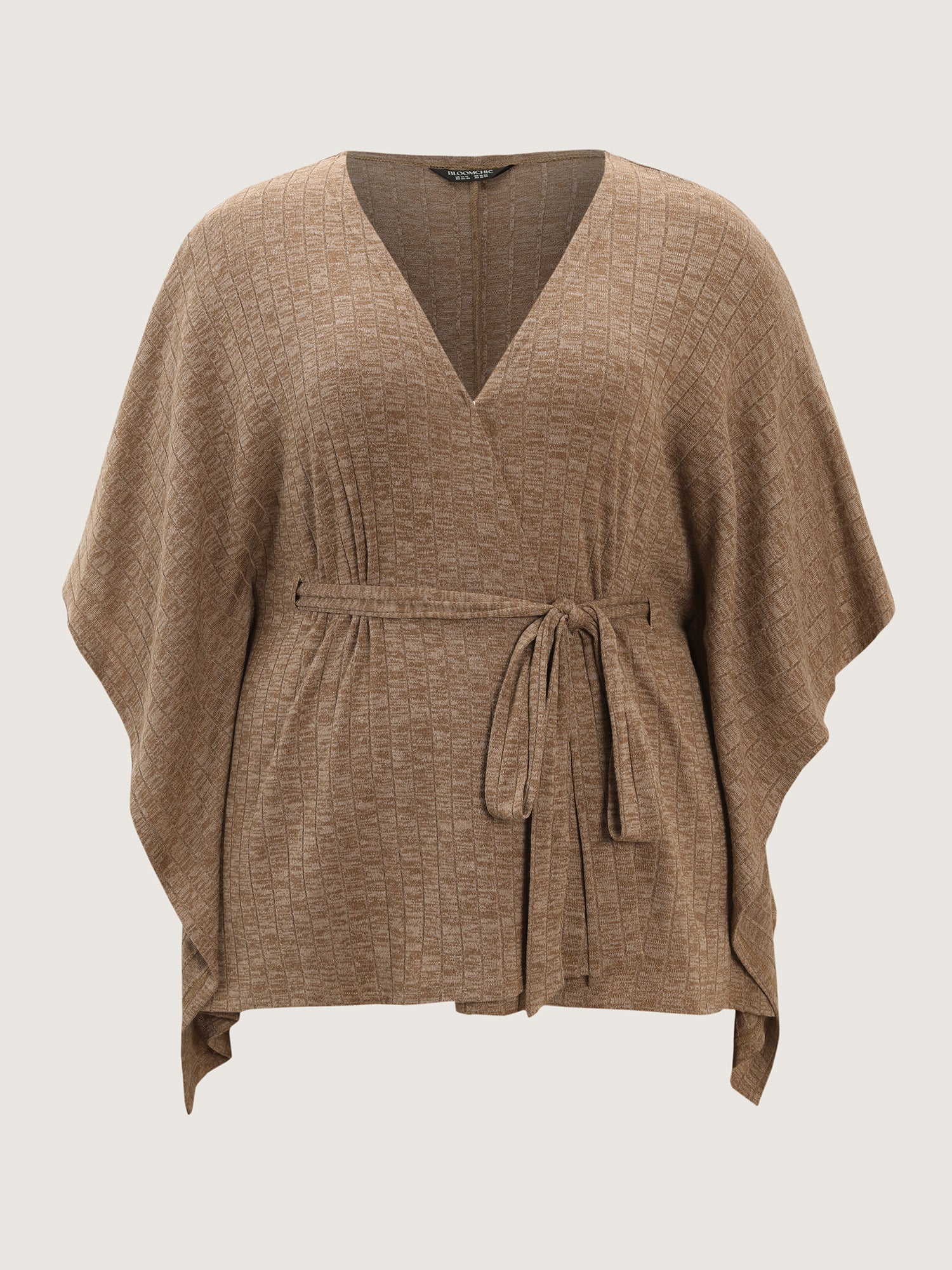 Textured Front-Tie Flowy Cover-Up - Image 7