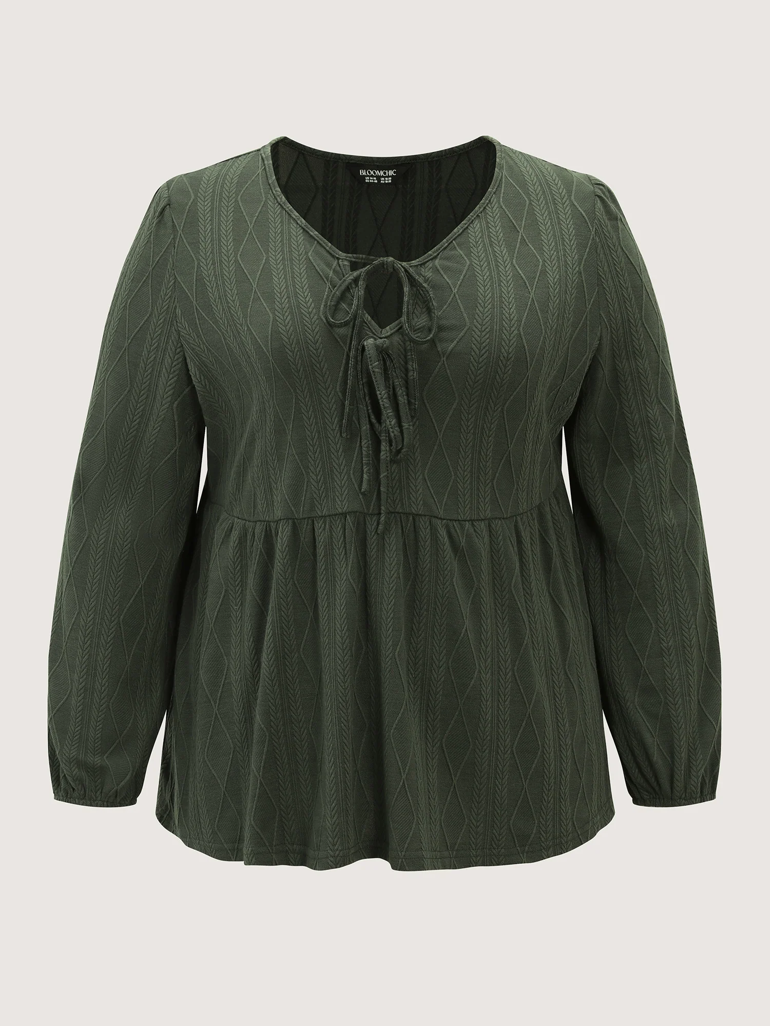 Textured Front-Tie Relaxed-Fit Lounge Set - Image 7