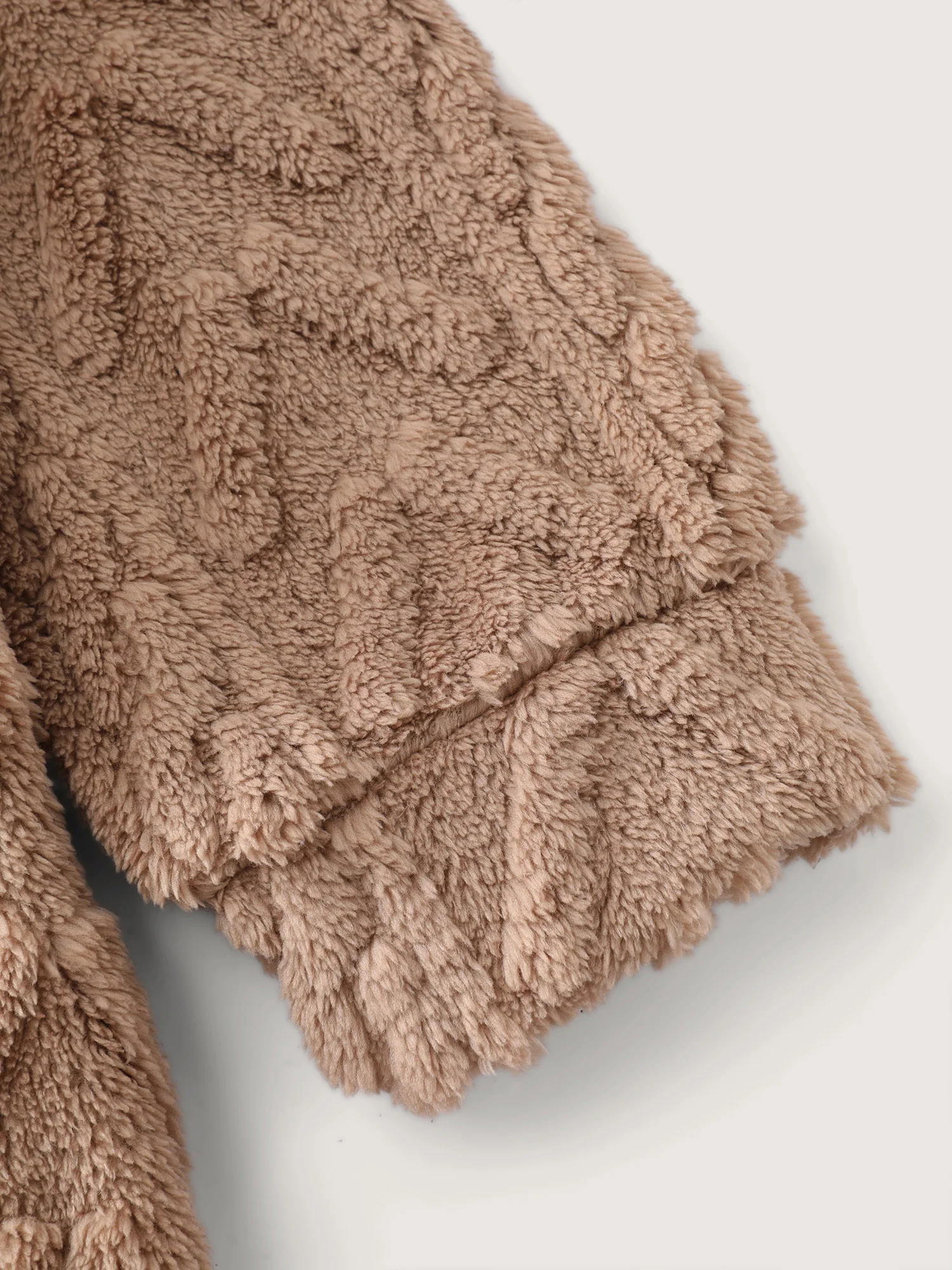 Textured Half-Zipper Drop Shoulder Sweatshirt - Image 6