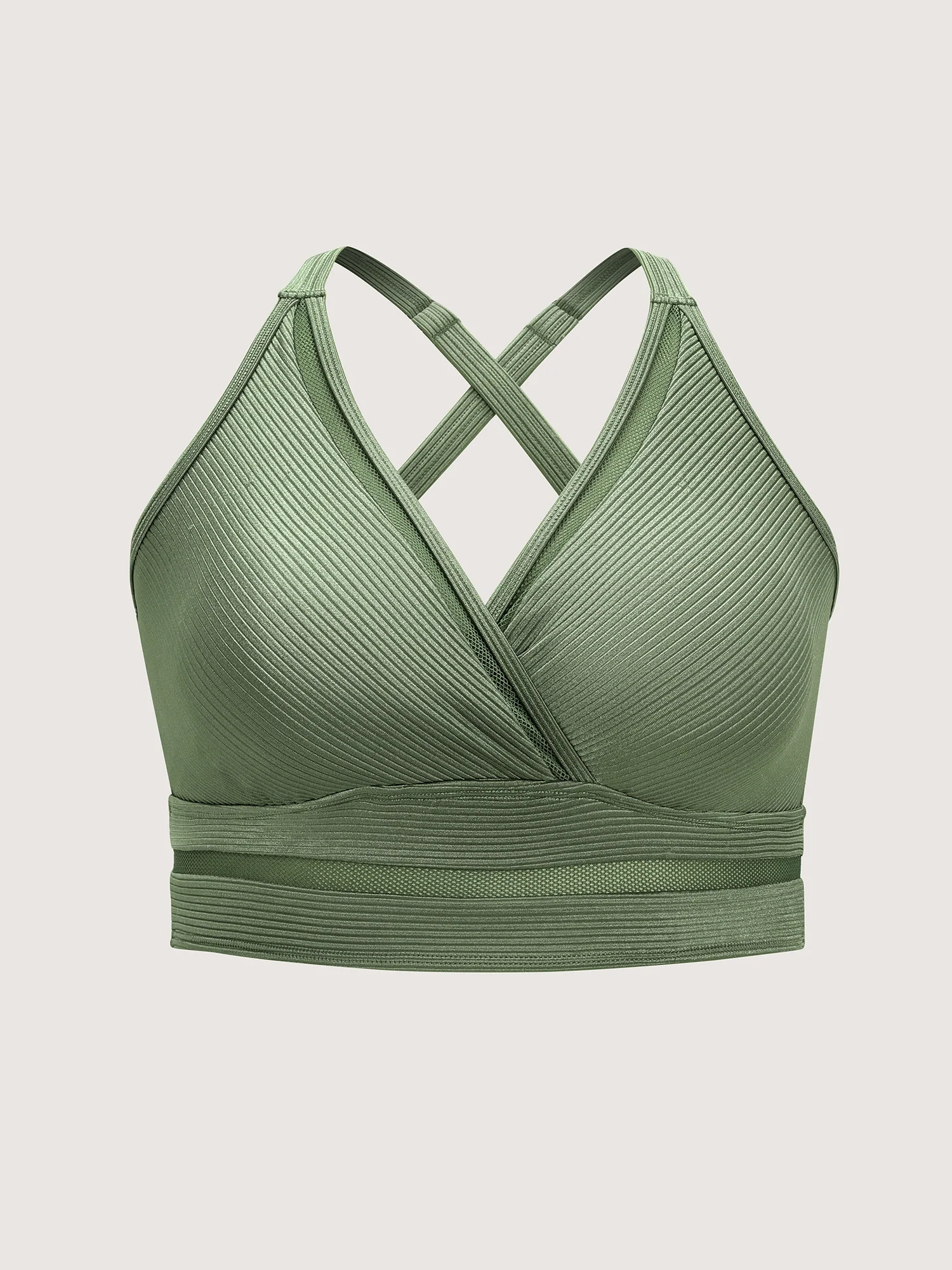 Textured Hollowed Out Swim Top - Image 7