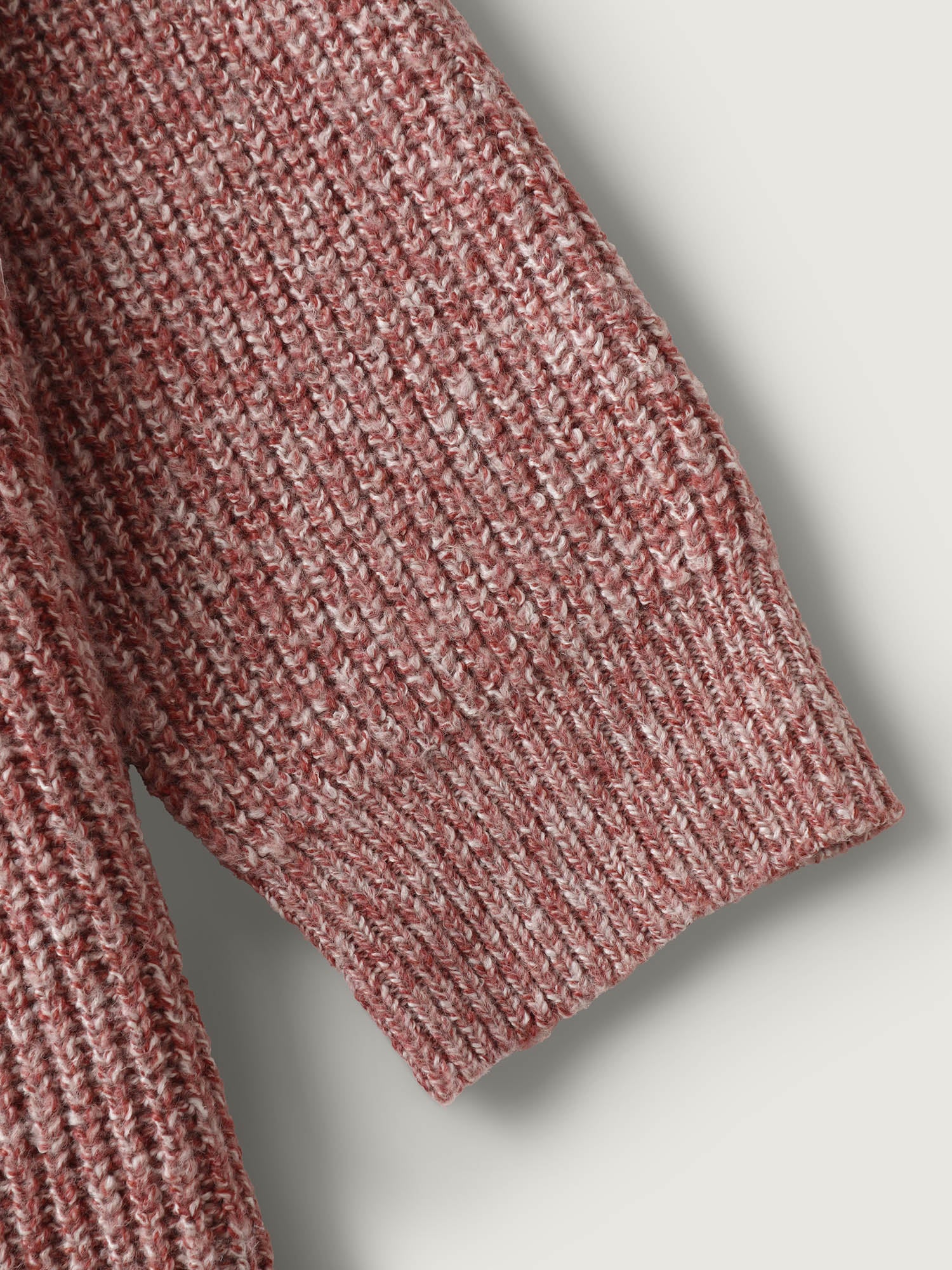 Textured Hooded Color Contrast Pullover - Image 7