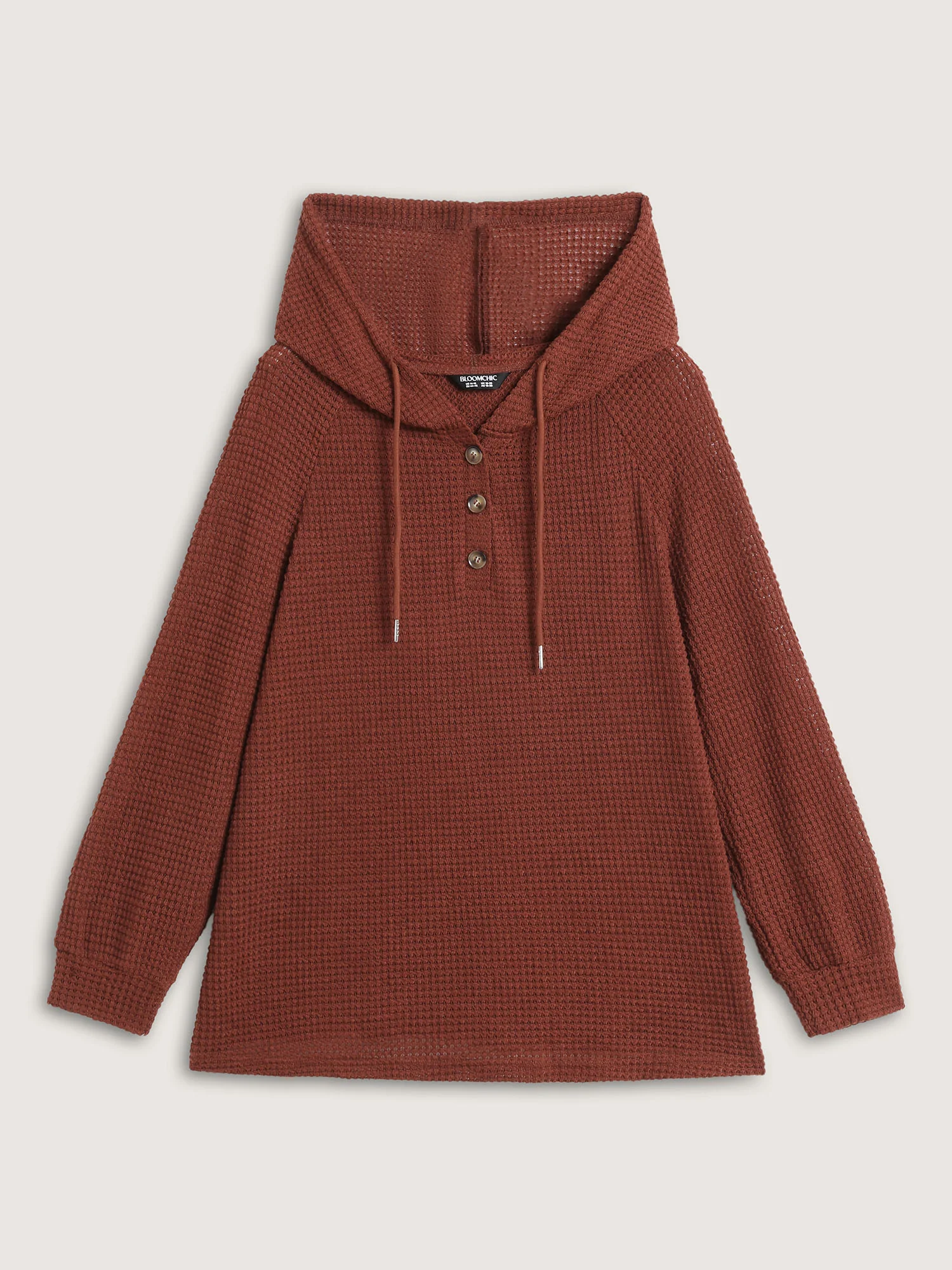 Textured Hooded Neck-Tie T-Shirt - Image 8