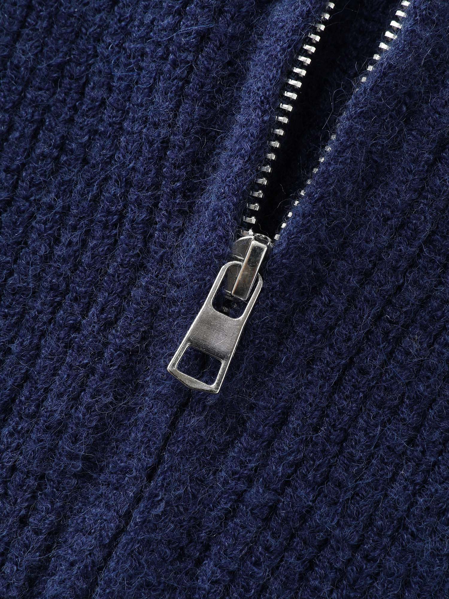 Textured Hooded Pockets Zipper Cardigan - Image 5