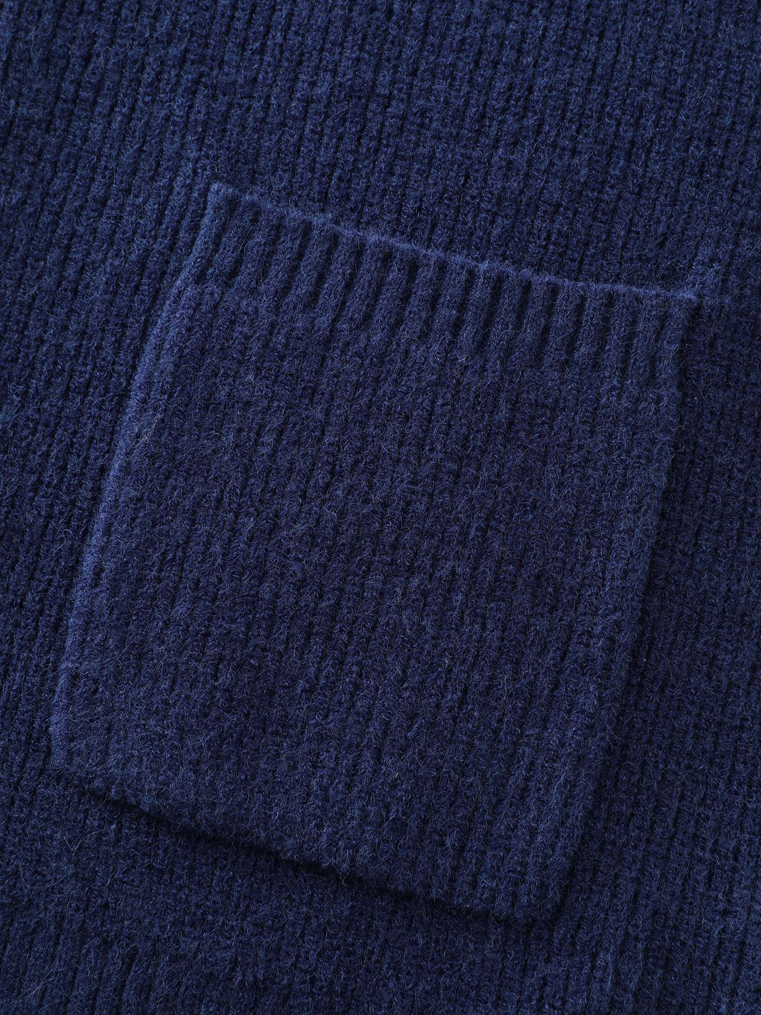 Textured Hooded Pockets Zipper Cardigan - Image 6
