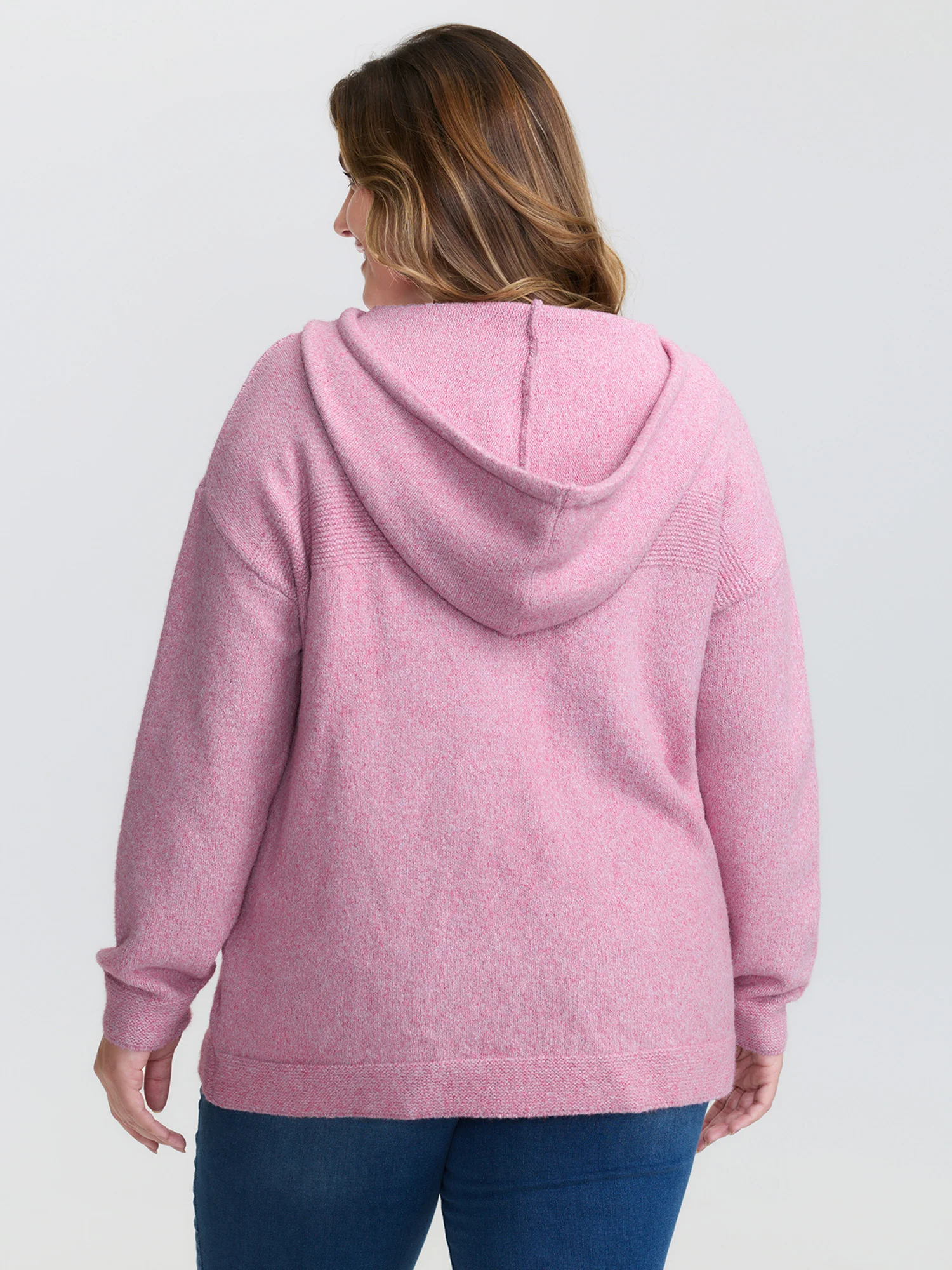 Textured Hooded Relaxed-Fit Pullover - Image 5