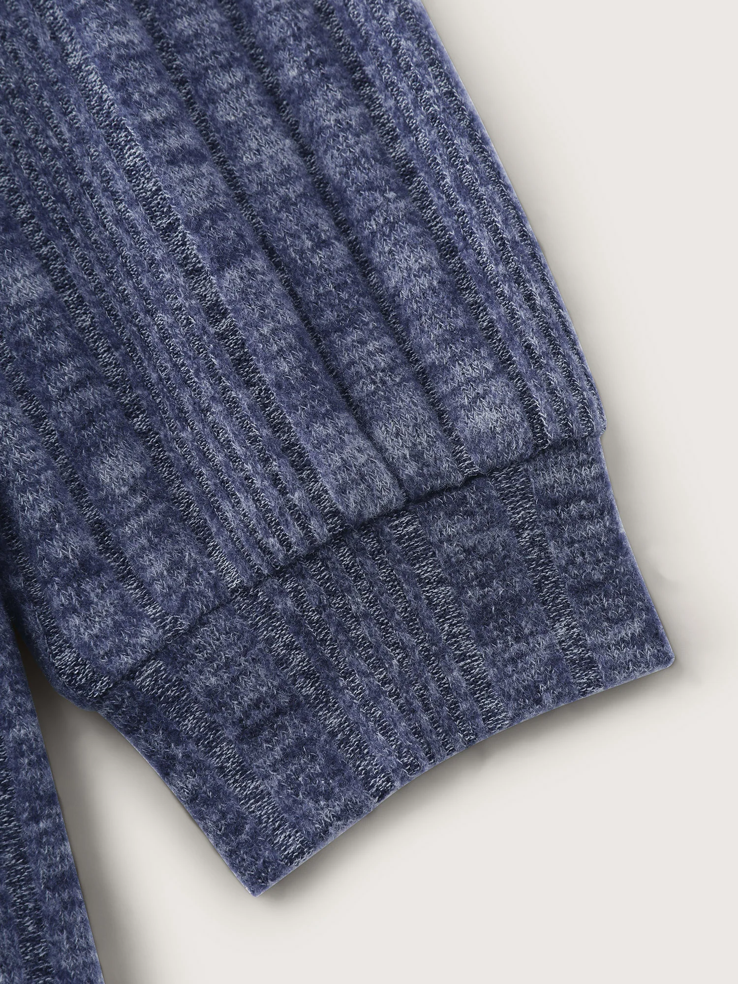 Textured Lace Trim Cut-Out Back Sweatshirt - Image 6