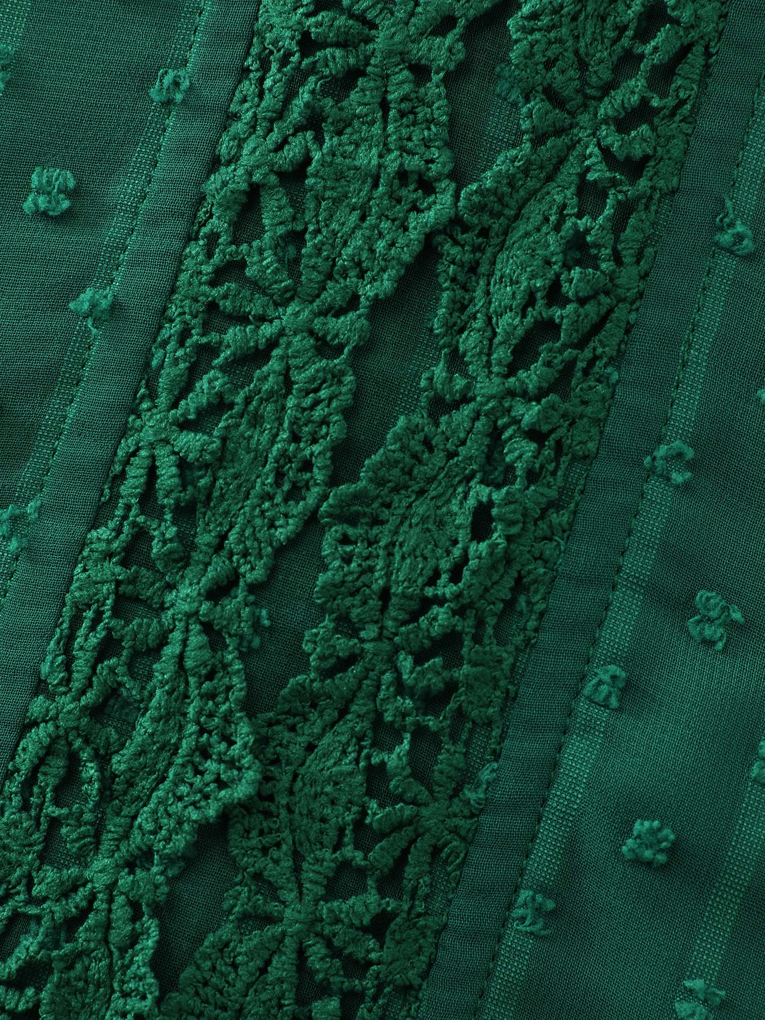 Textured Lace V-Neck Tank Top - Image 5