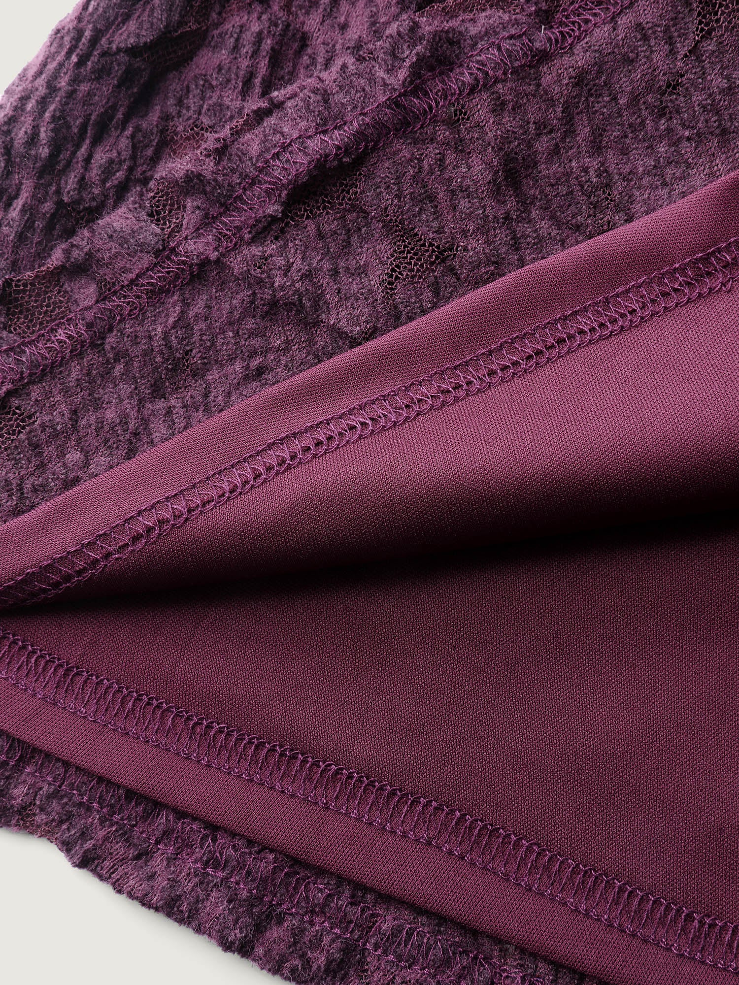 Textured Lined Fit and Flare Knit Top - Image 5