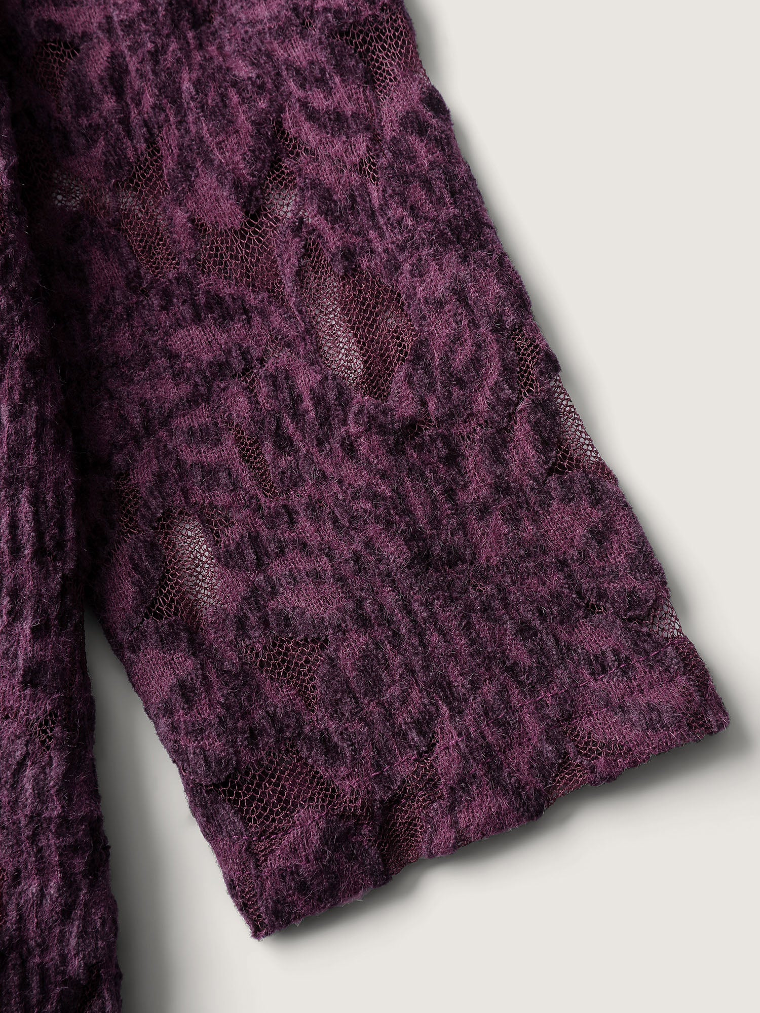 Textured Lined Fit and Flare Knit Top - Image 6