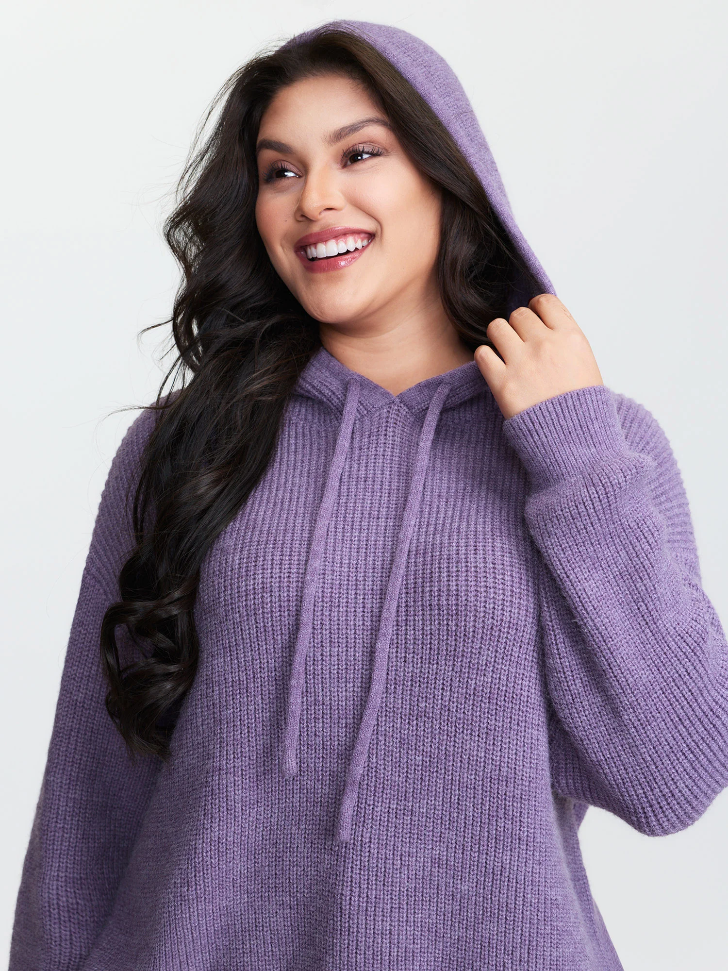 Textured Mesh Hooded Pullover - Image 3