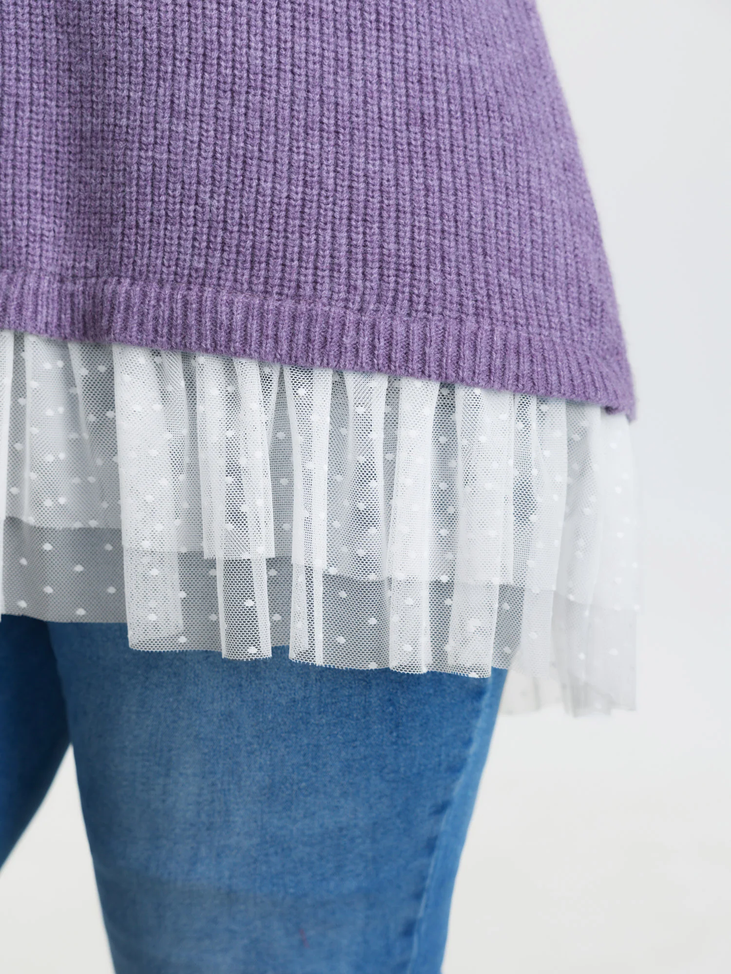 Textured Mesh Hooded Pullover - Image 4