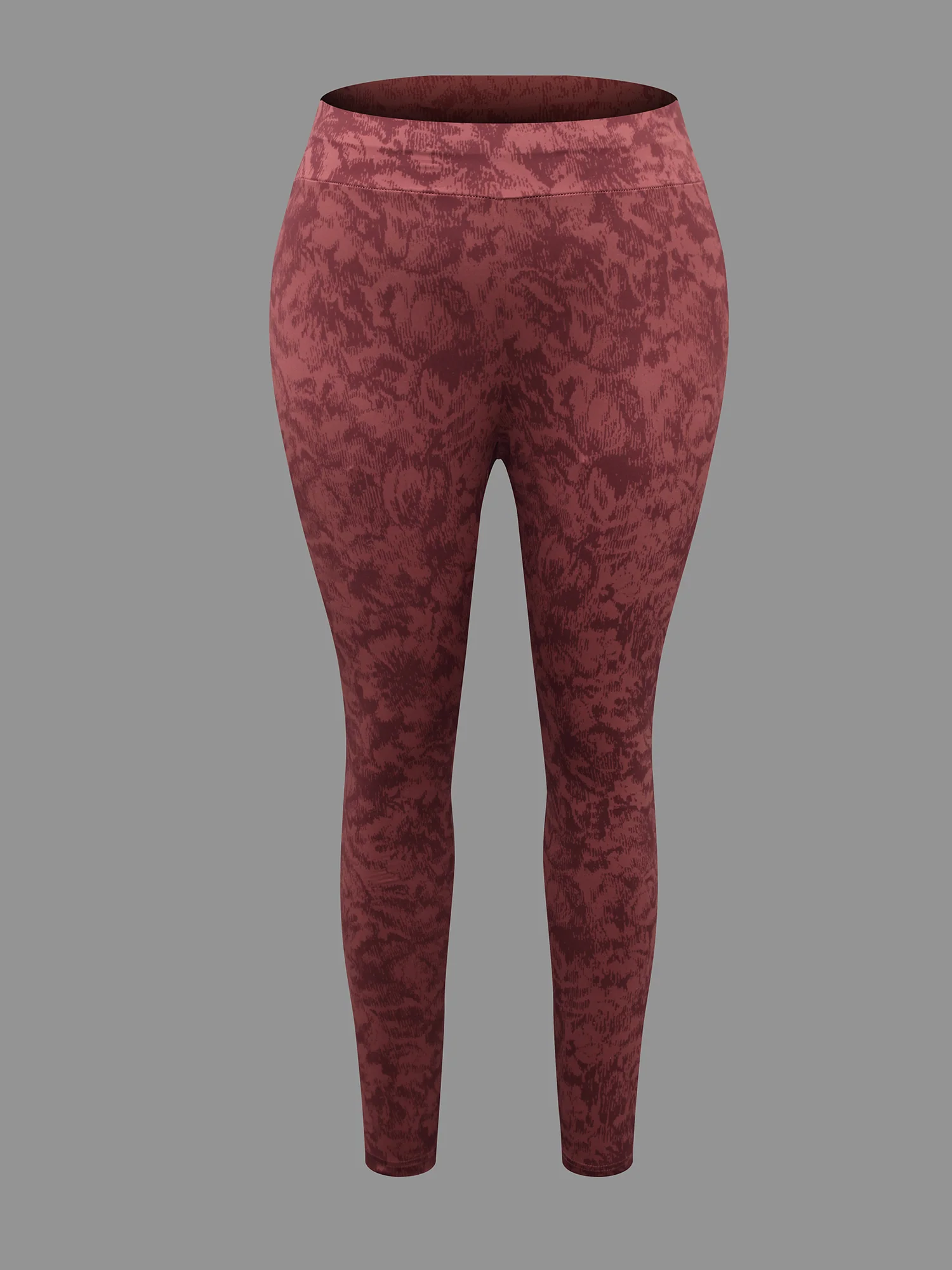Textured Mid Rise Skinny Leggings - Image 9