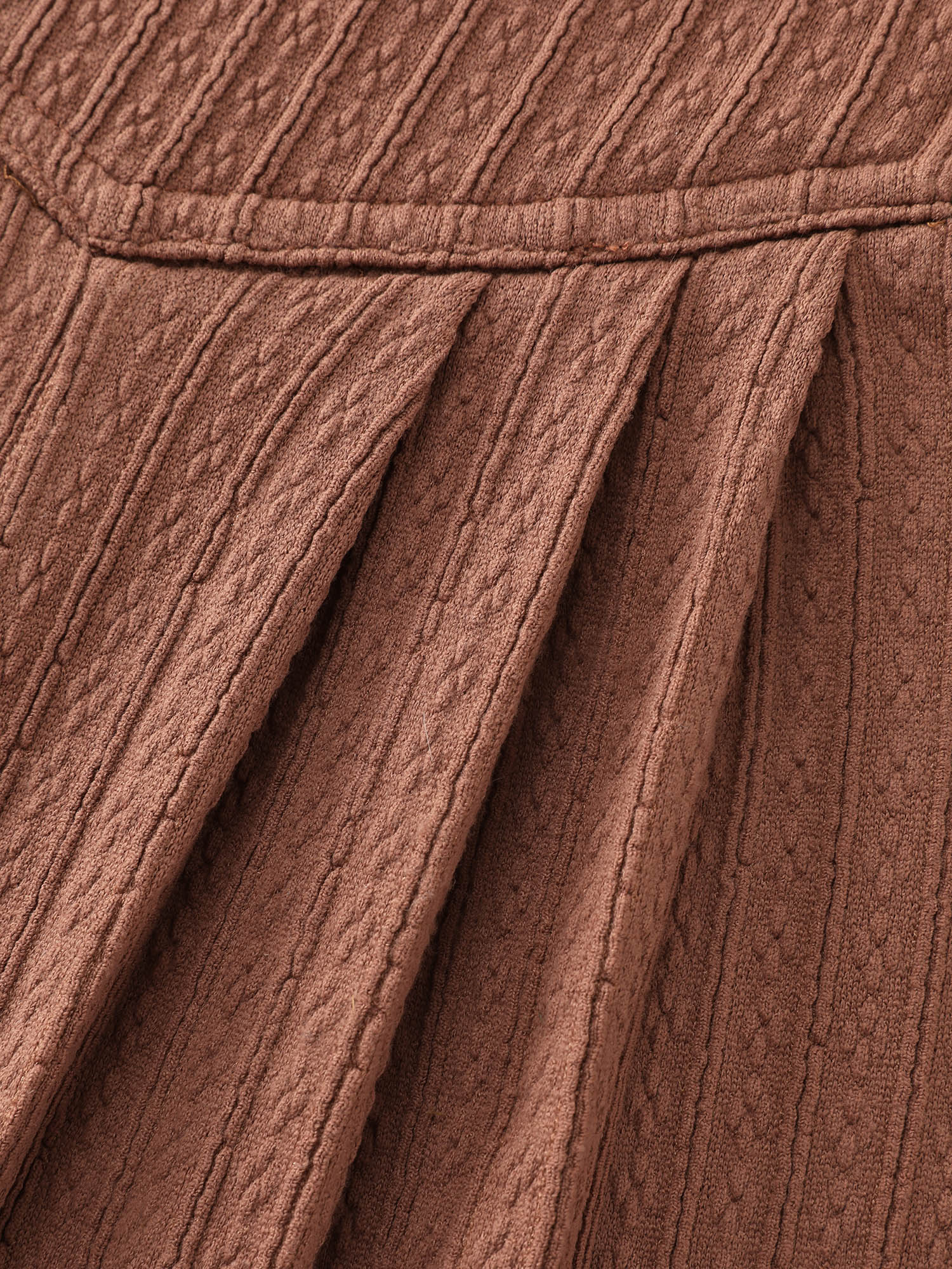 Textured Pleated Front Overall Cropped Jumpsuit - Image 6