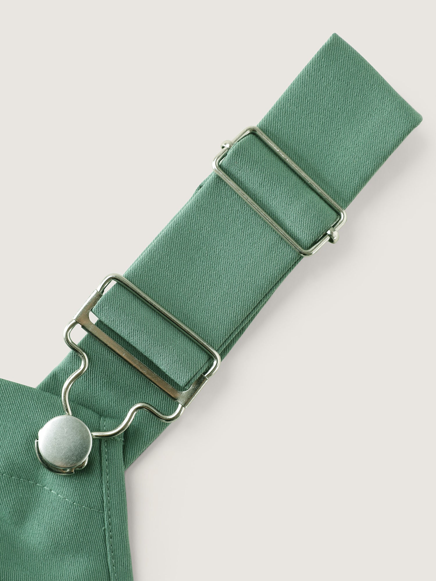 Textured Pockets Adjustable Overall Dress - Image 5