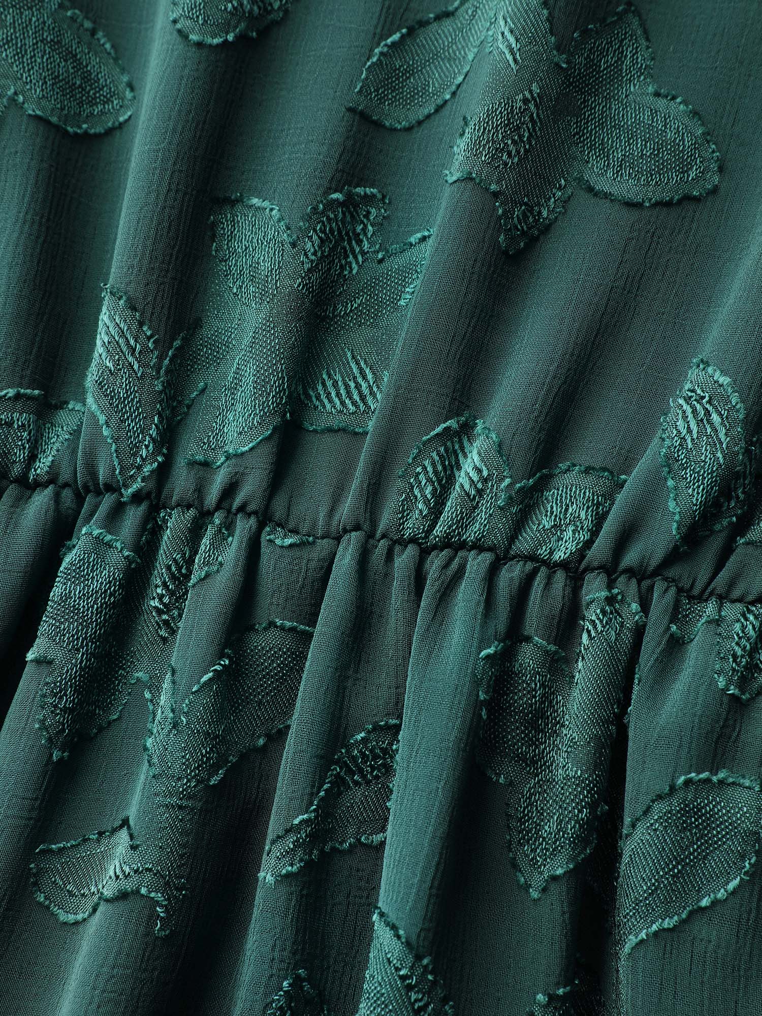Textured Pockets Lined Midi Dress - Image 6