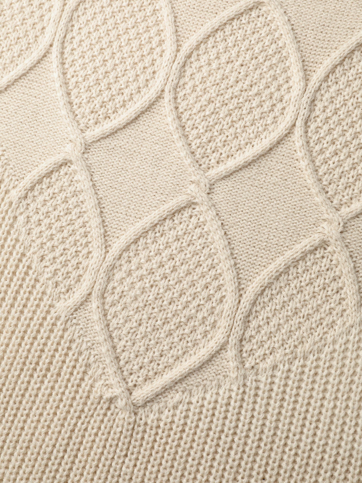 Textured Round Neck Ribbed Pullover - Image 5
