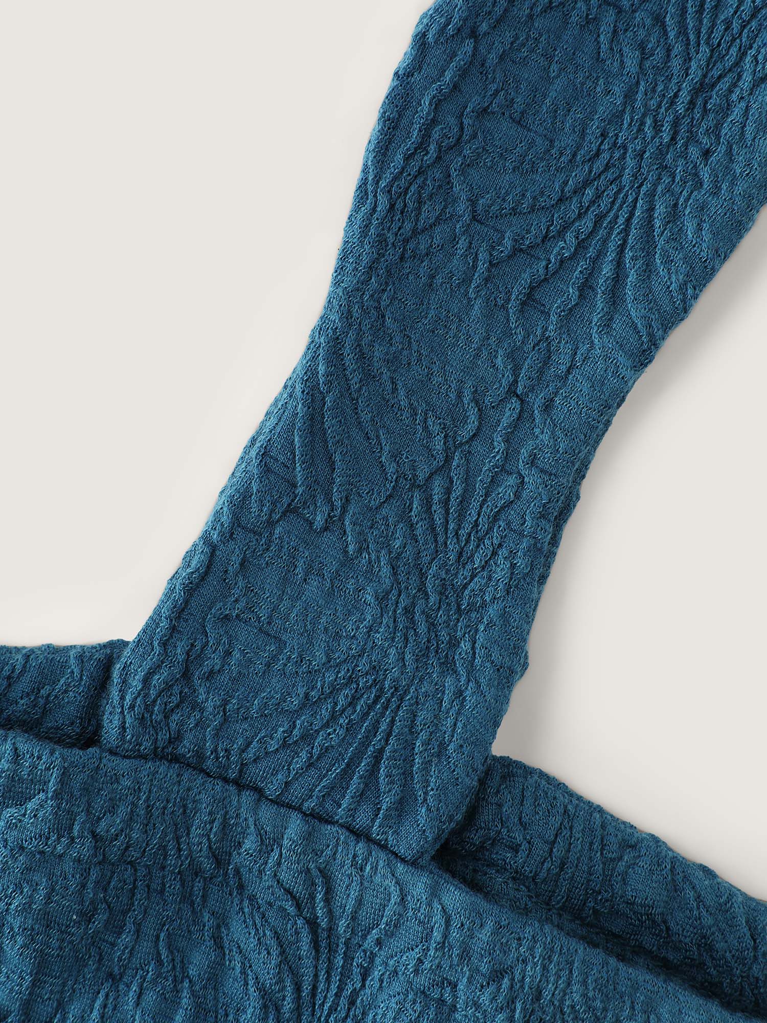 Textured Scalloped Straps Tank Top - Image 5