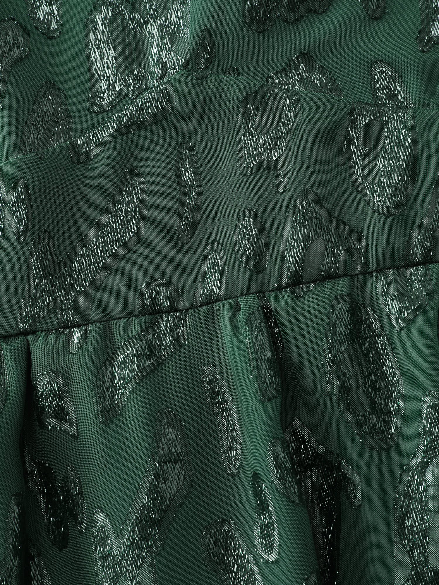 Textured Shirred Backless Tie Midi Dress - Image 5