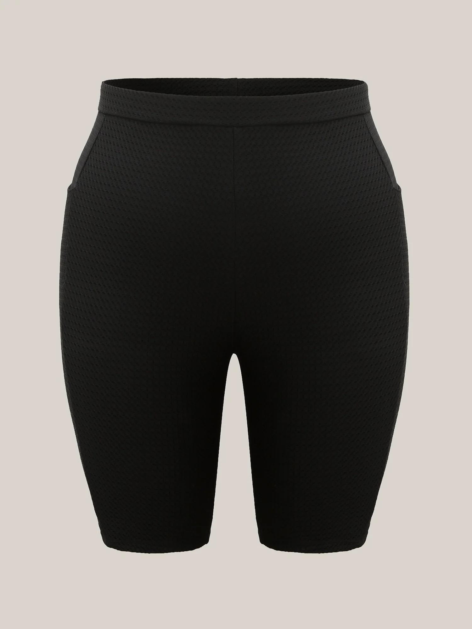 Textured Side Pockets Sculpting Swim Shorts - Image 6
