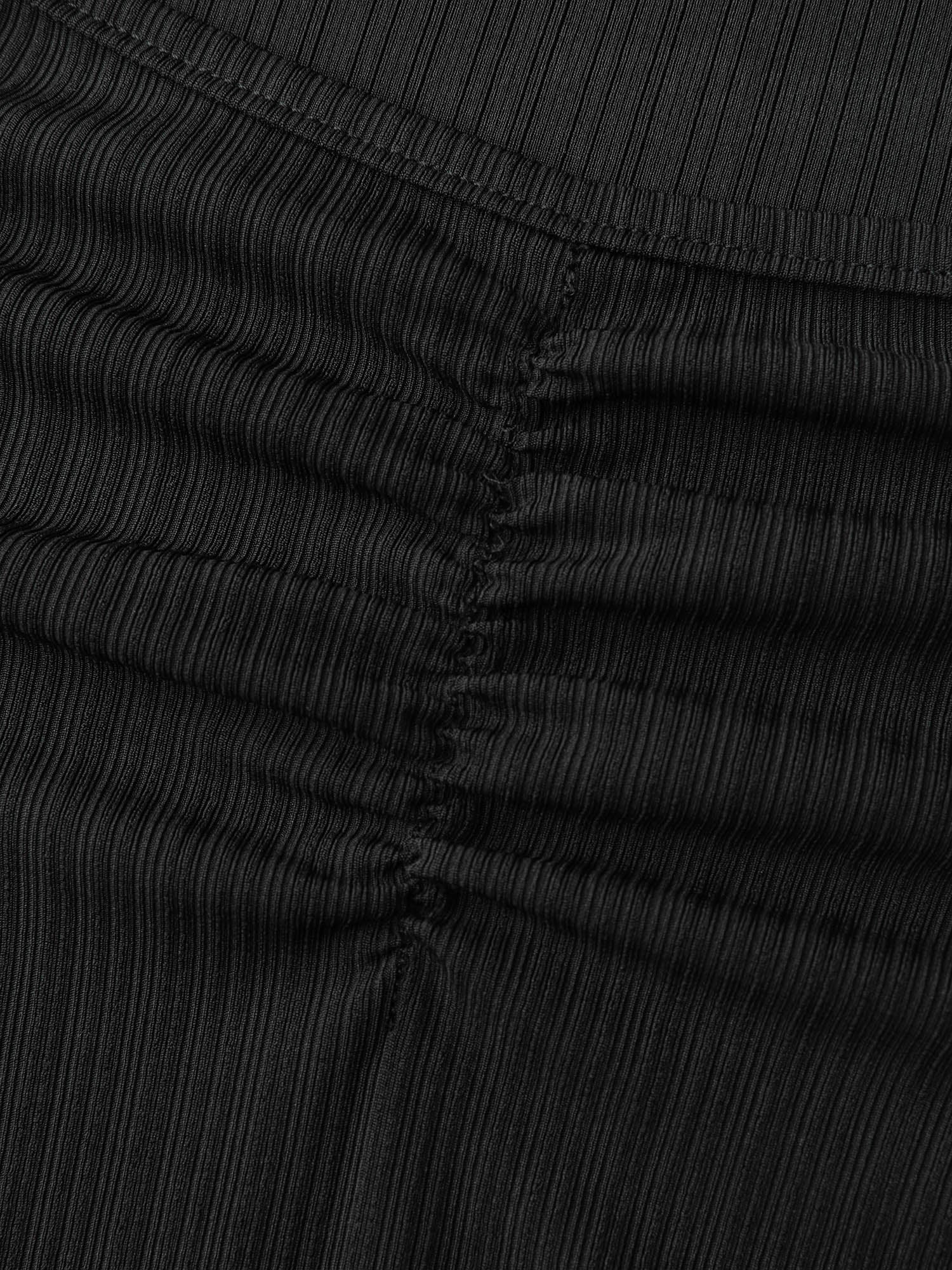 Textured Spliced Floral Sleeves Top - Image 7