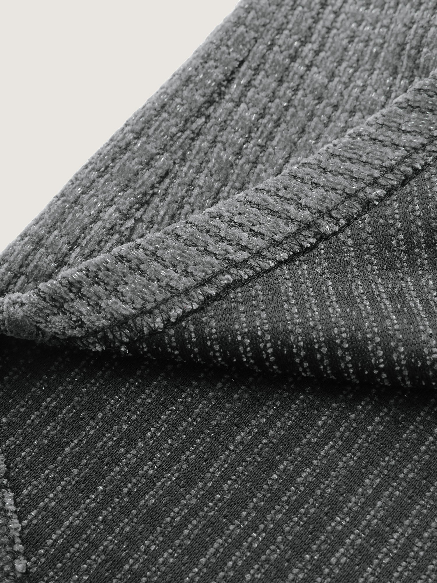 Textured Split Hem Hooded Jacket - Image 6