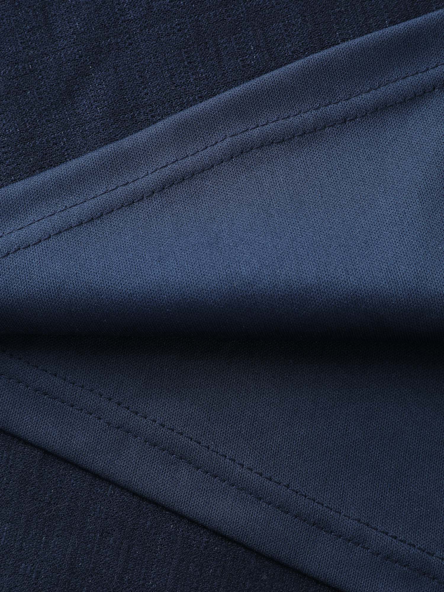 Textured Square Neckline Button Midi Dress - Image 7