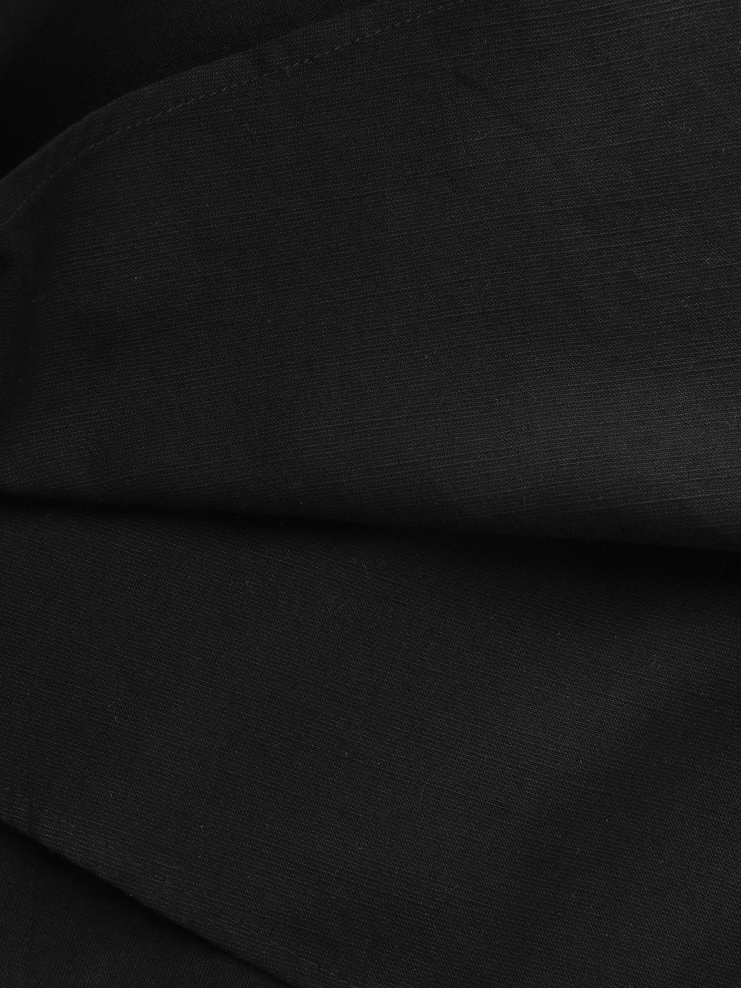 Textured Stretchy Button Detail Midi Dress - Image 7